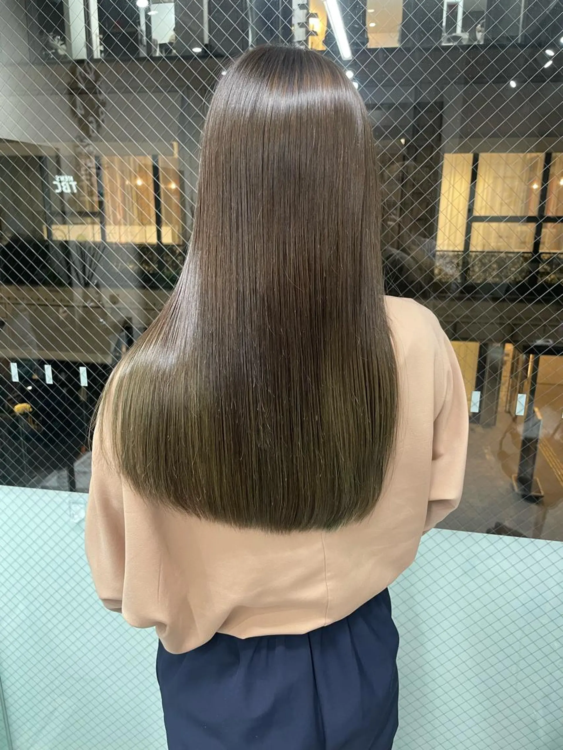 ロング カラー カット ヘアカラー トリートメント 髪質改善will hairdesignのヘアスタイル