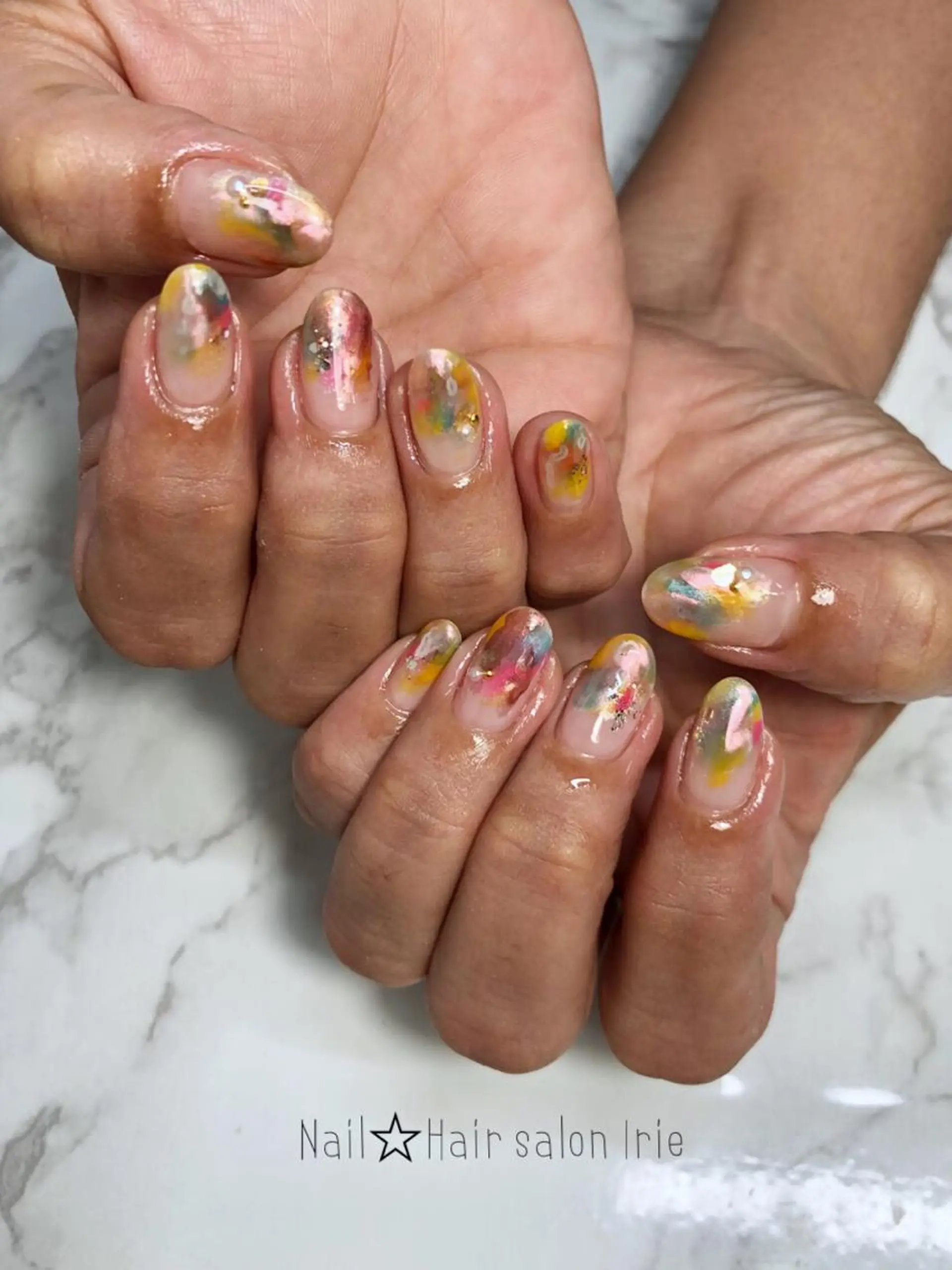 ネイル ハンドネイル Hair salon Irie所属・與儀 知佳のネイルデザイン
