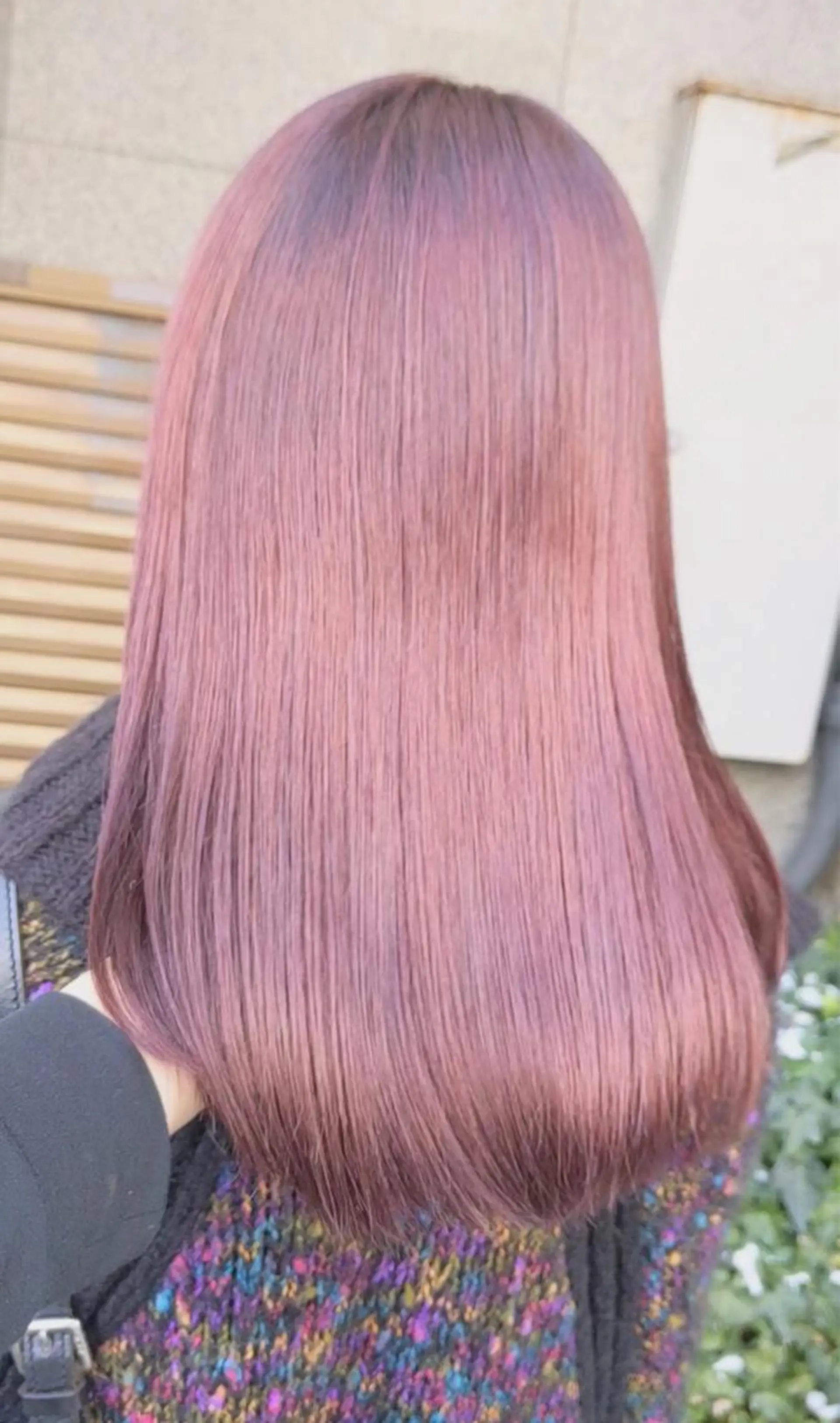 セミロング カラー ダブルカラー さいとう つかさのヘアスタイル