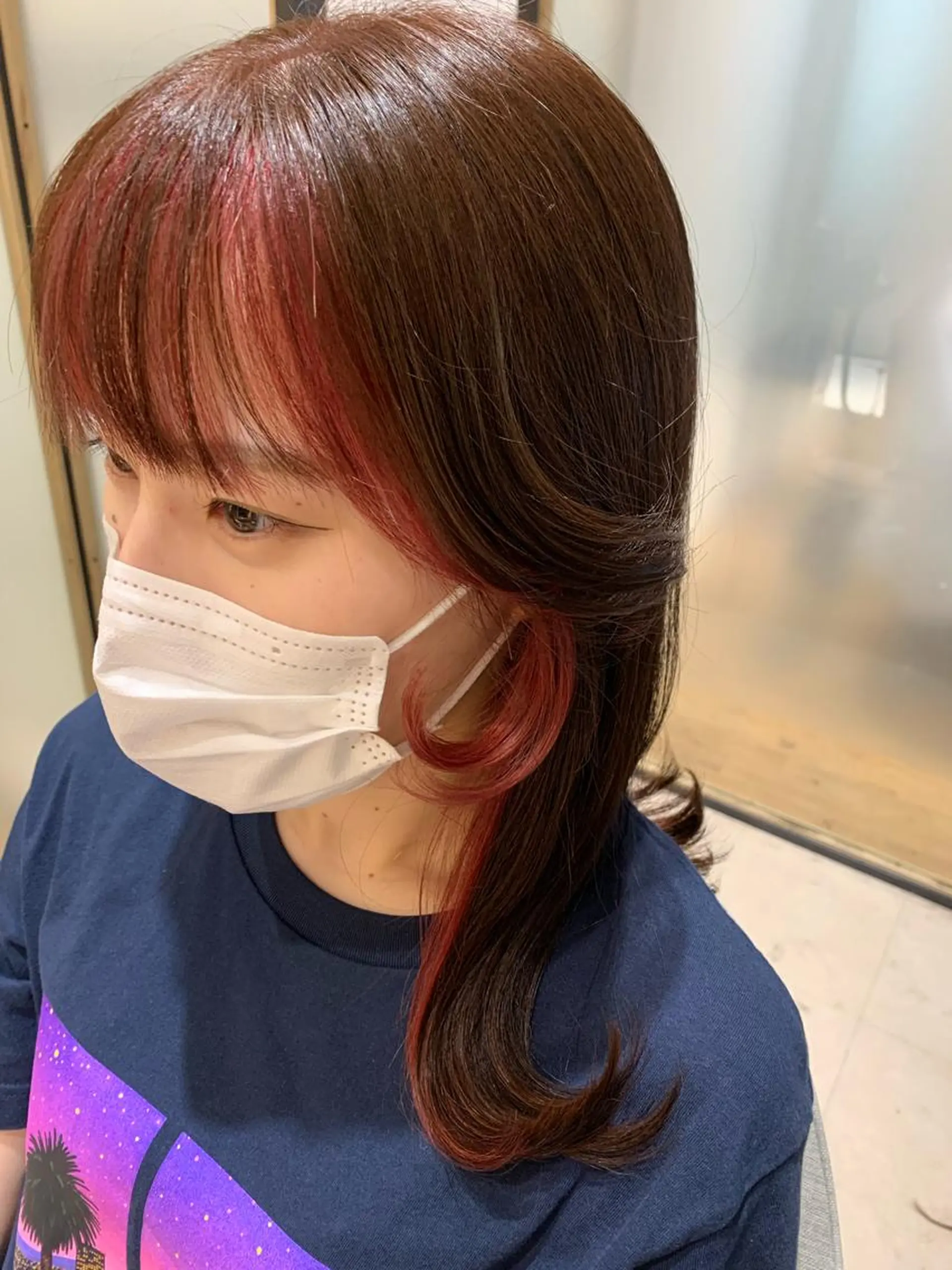 ミディアム 伊藤 優希のヘアスタイル