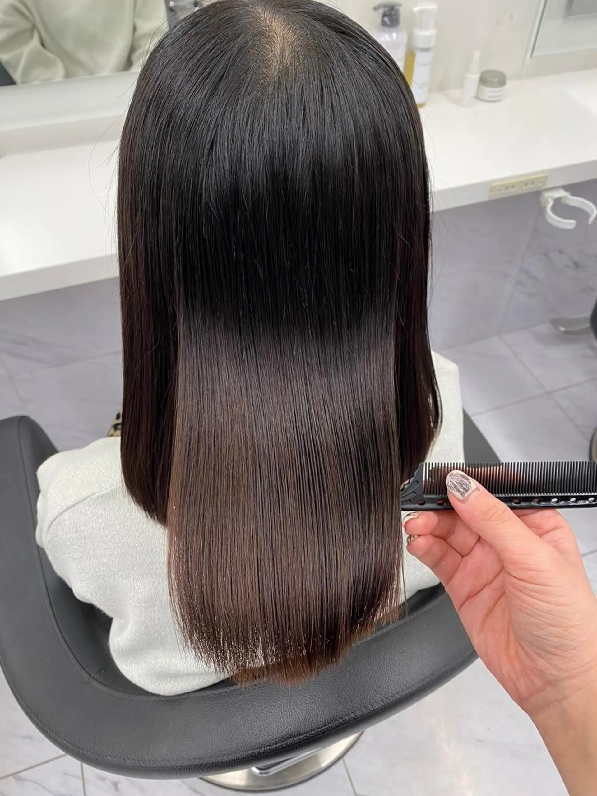 セミロング カラー ダブルカラー/ 横浜/JURIのヘアスタイル