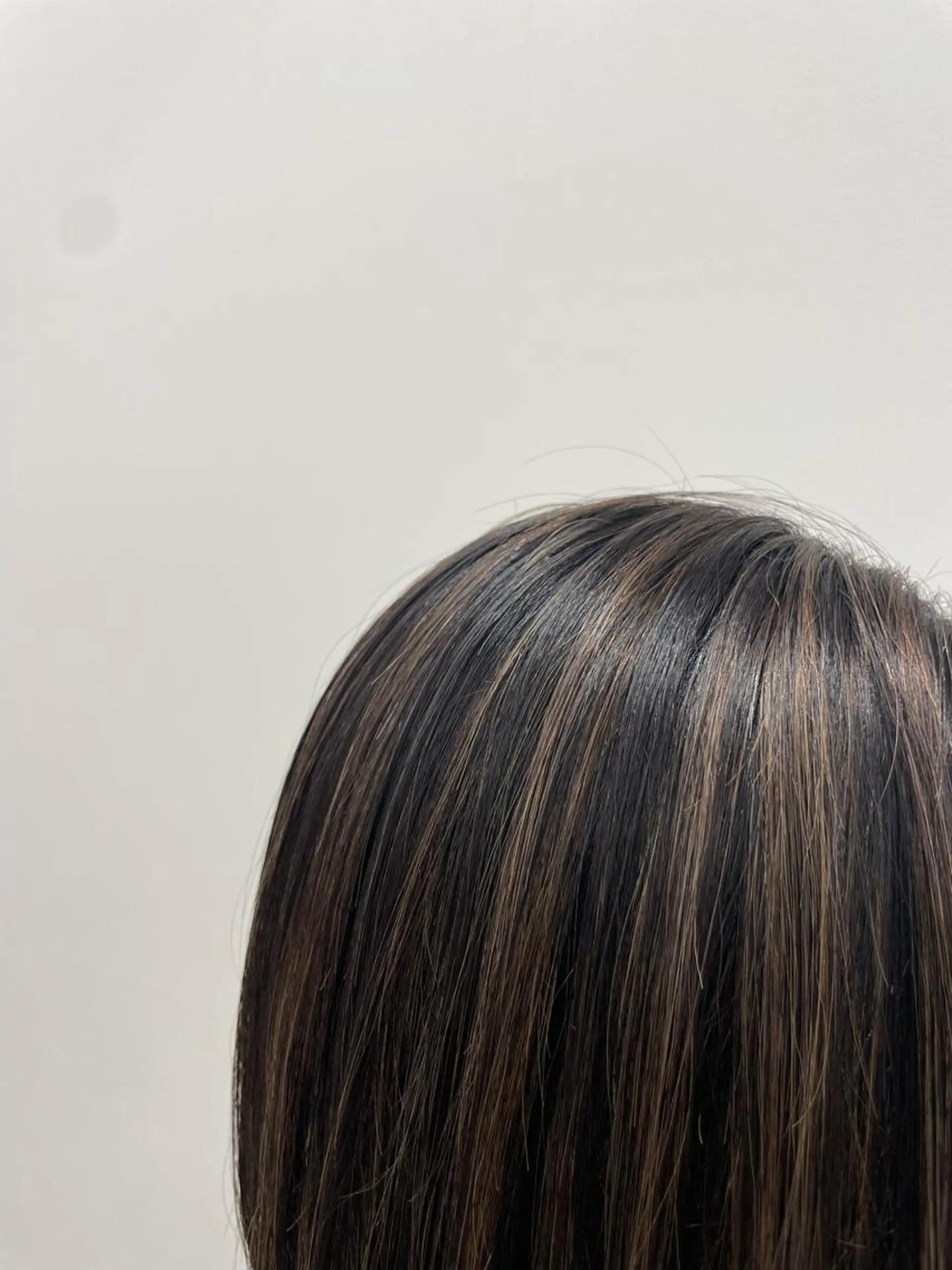 セミロング カラー ハイライトカラー ハイライト ヘアカラー クロスパーマ/うる艶 カラー/Kurumiのヘアスタイル