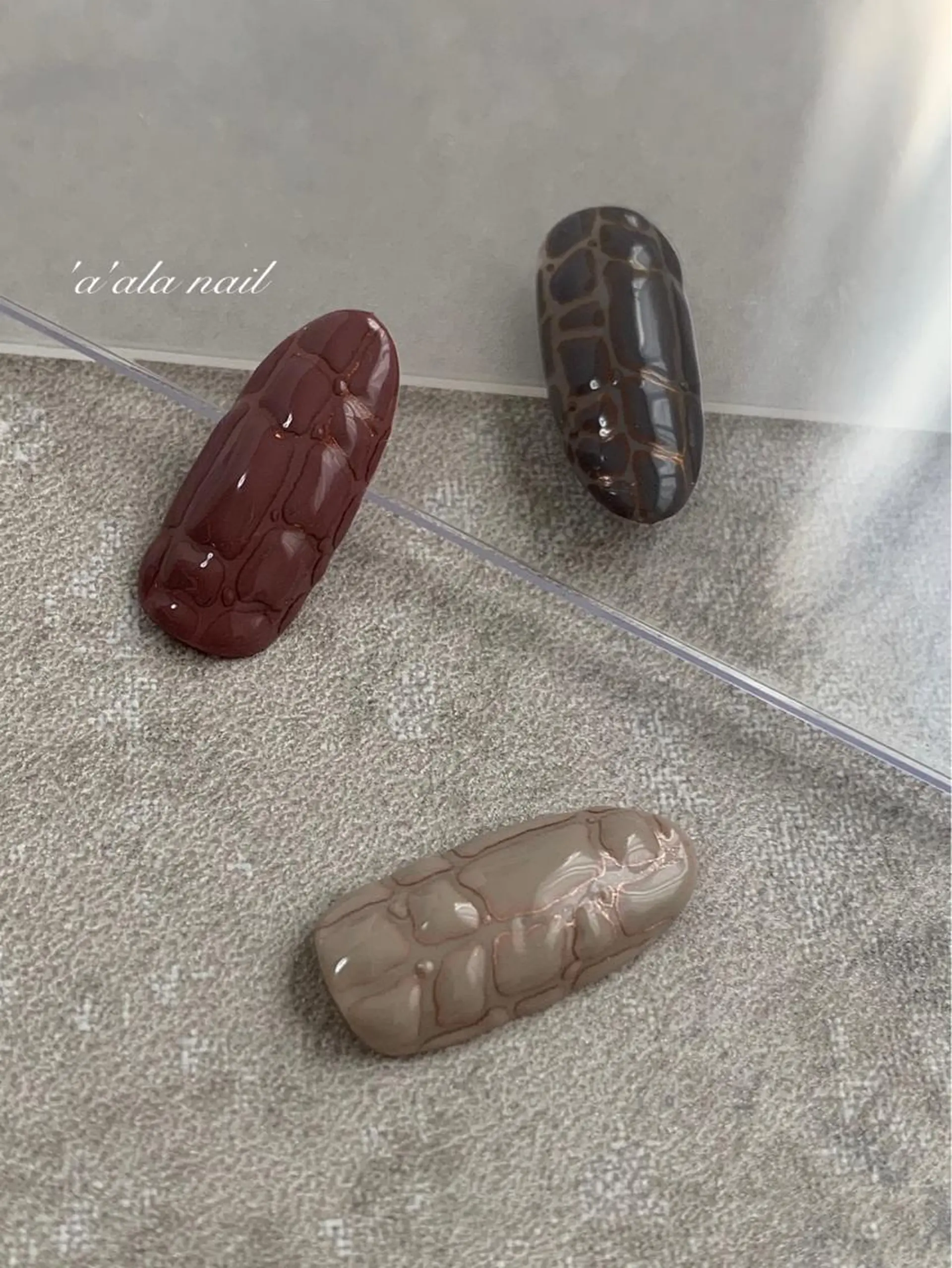 ネイル ぷっくりネイル 'a'ala nailのネイルデザイン