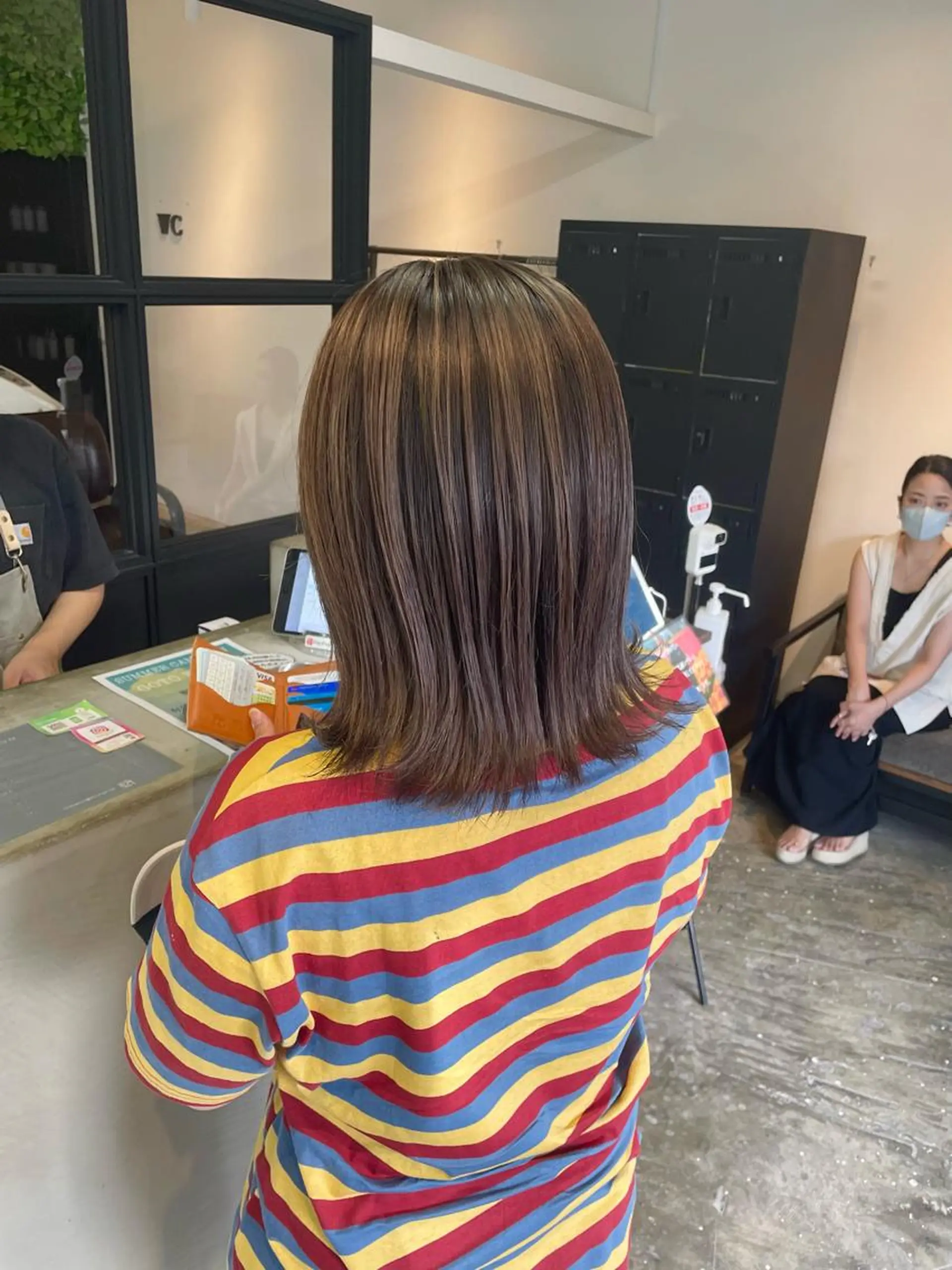 ミディアム レイヤーカット 竹田 千紘のヘアスタイル