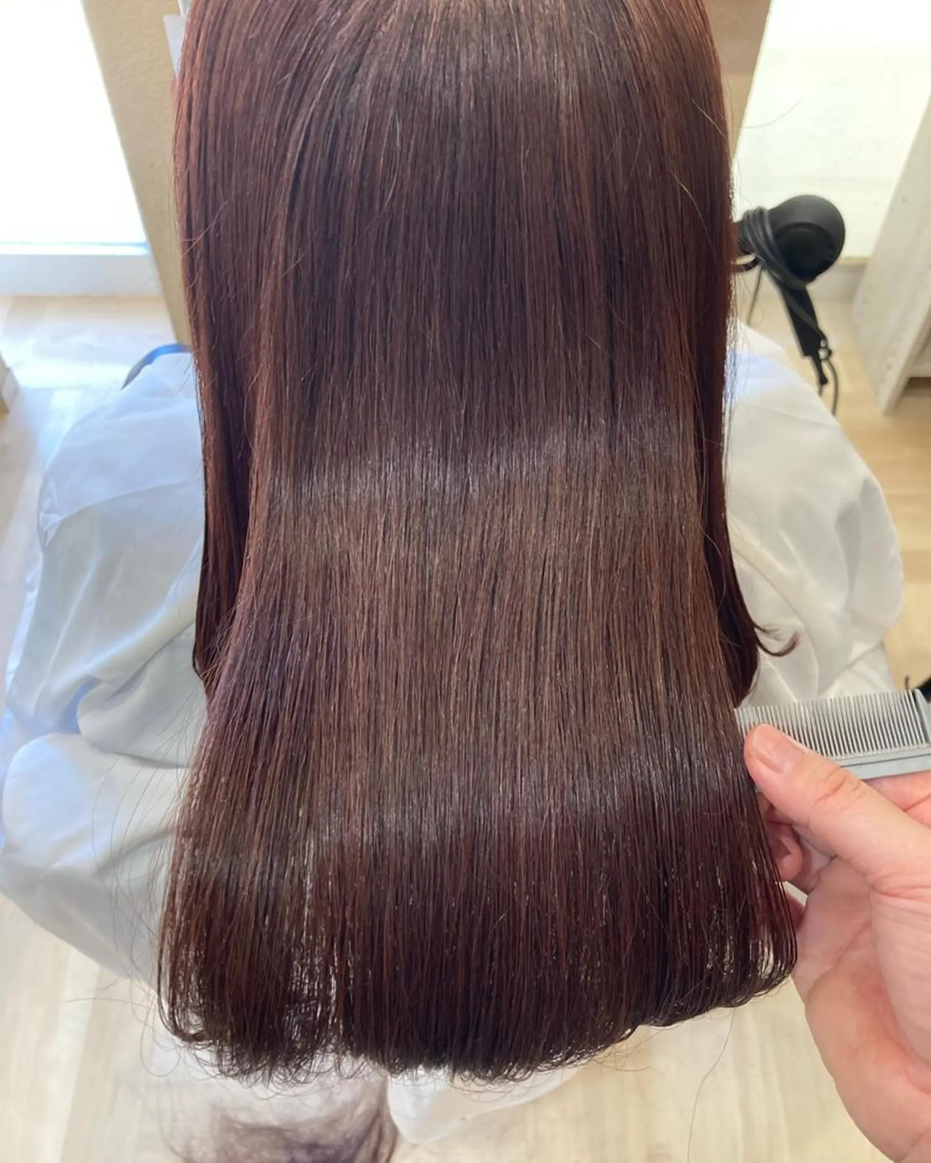 カラー ベージュカラー ブリーチ 透明感カラー ブリーチなしカラー ピンクカラー 髪質改善/透明感 カラー/内藤有須加のヘアスタイル