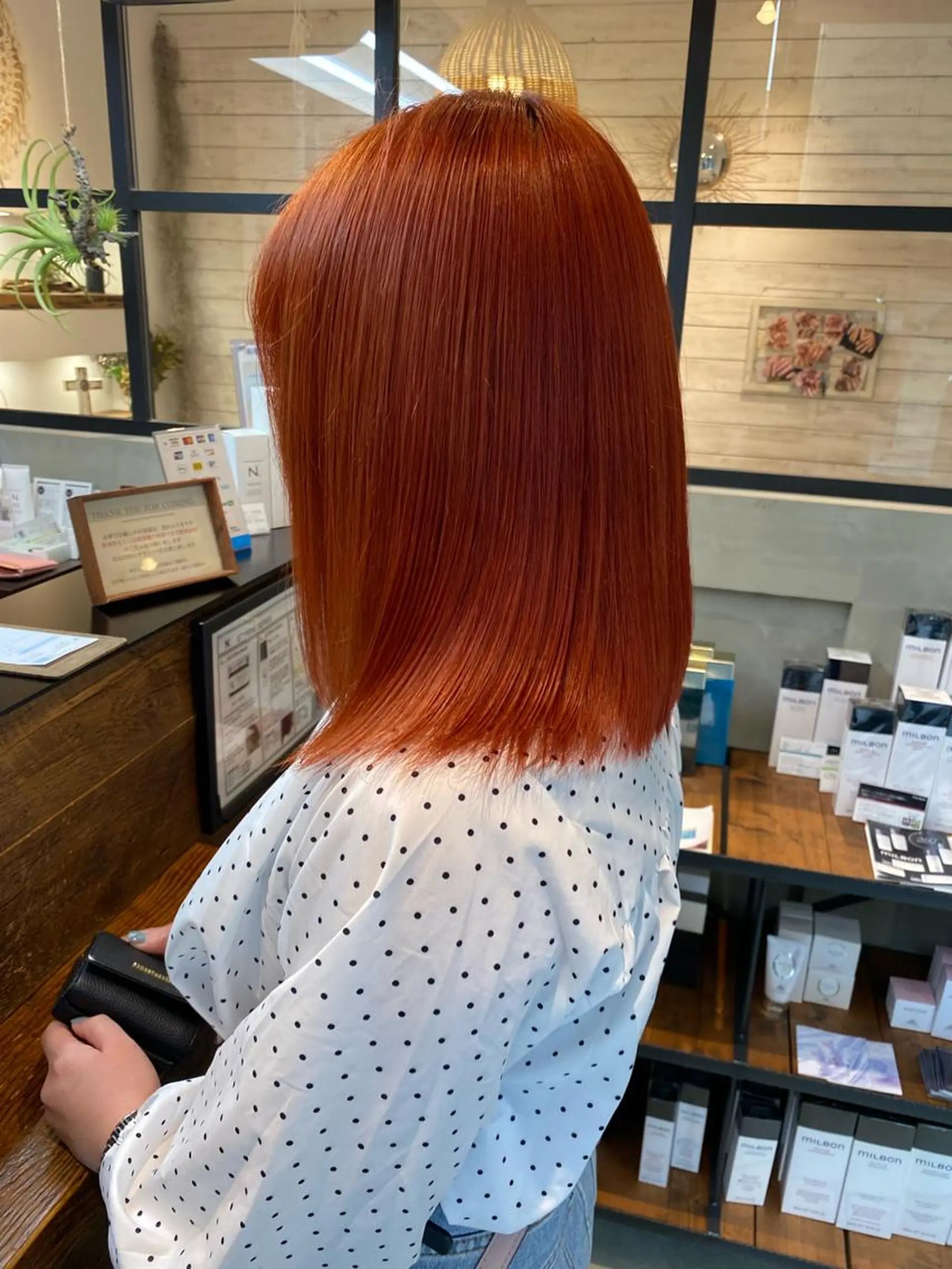 ミディアム ヘアカラー 大内田 凌馬のヘアスタイル