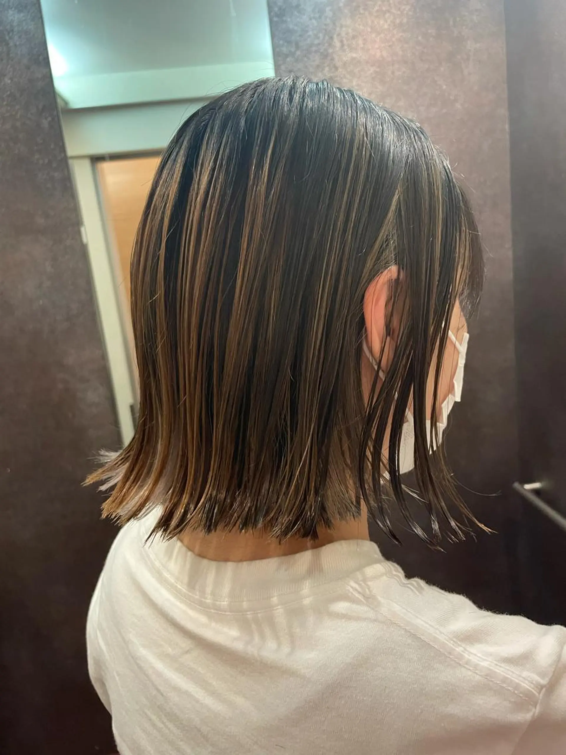 ミディアム カラー ヘアアレンジ ボブ美容師 /馬場 翼のヘアスタイル