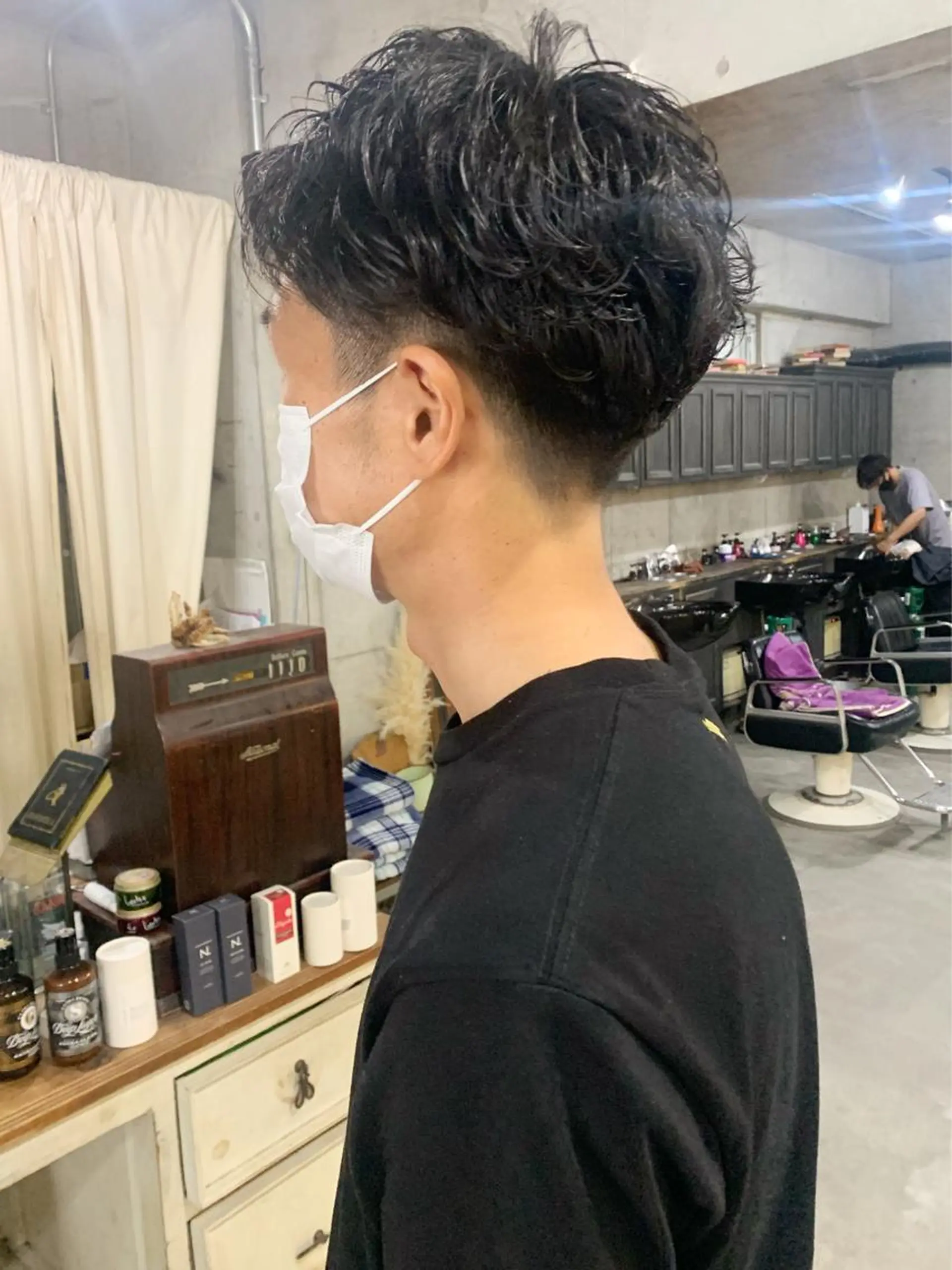 ショート メンズ メンズパーマ カット パーマ kimika🥑 メンズ/髪質改善のヘアスタイル