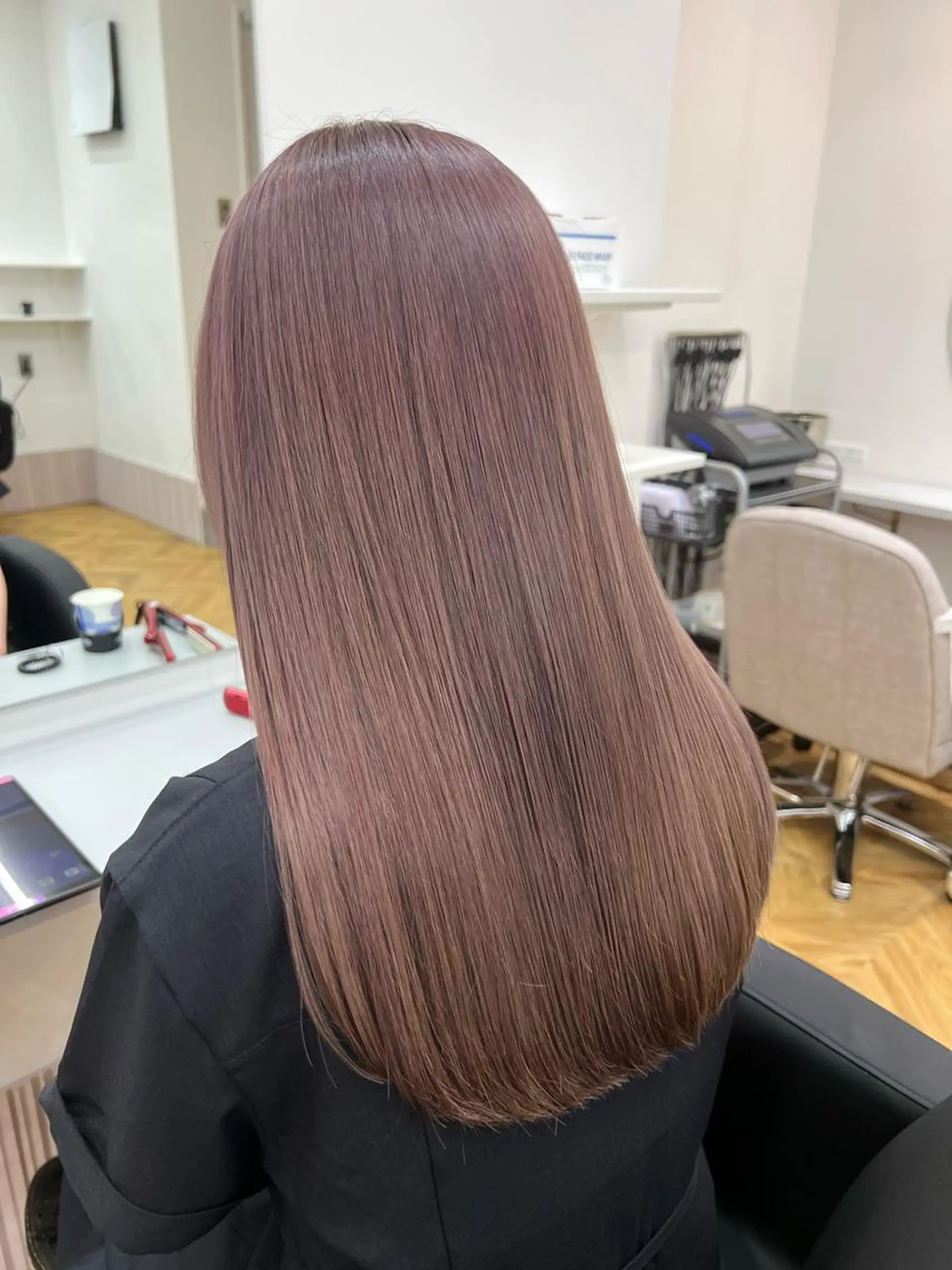 ロング カラー カット ヘアカラー トリートメント 前髪カット無料🎉 髪質改善✨影山湧市のヘアスタイル