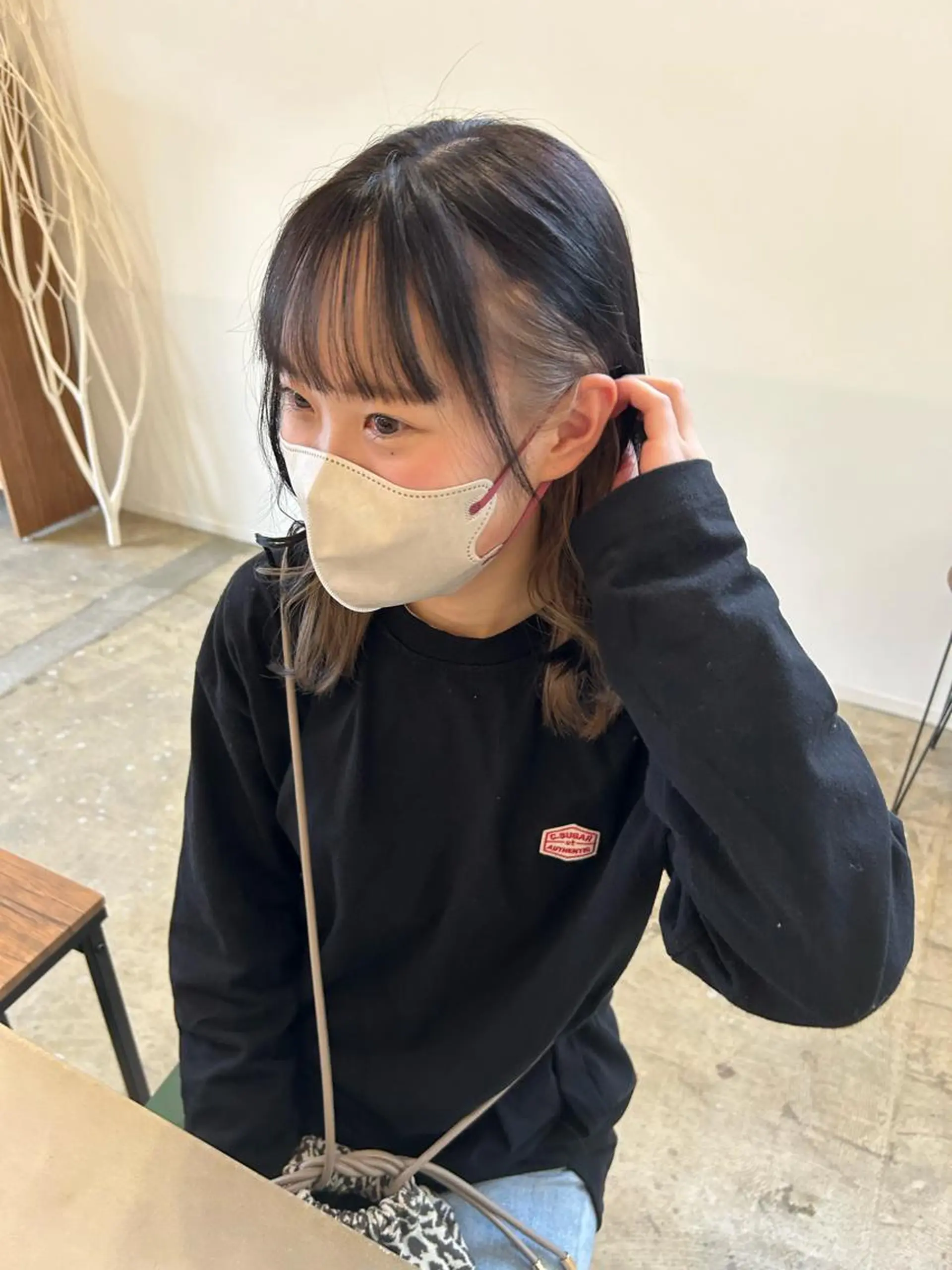 ミディアム 築地 なずなのヘアスタイル