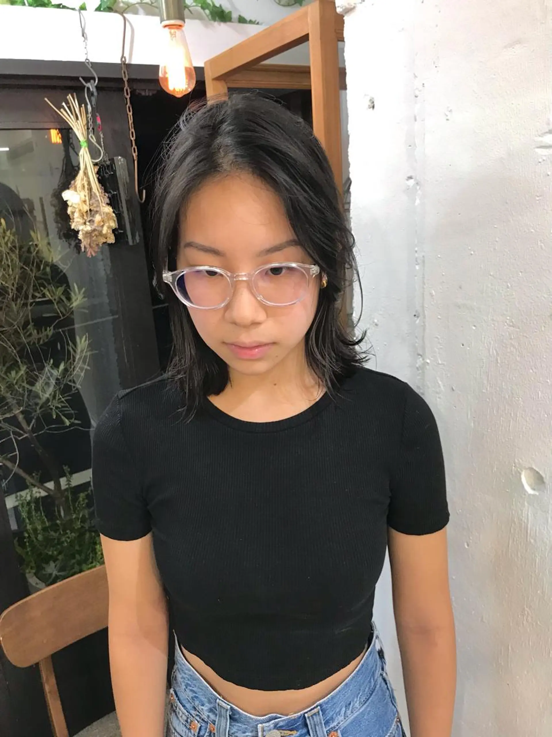 セミロング 木村陸弥 似合わせ 透明感カラー🌿のヘアスタイル