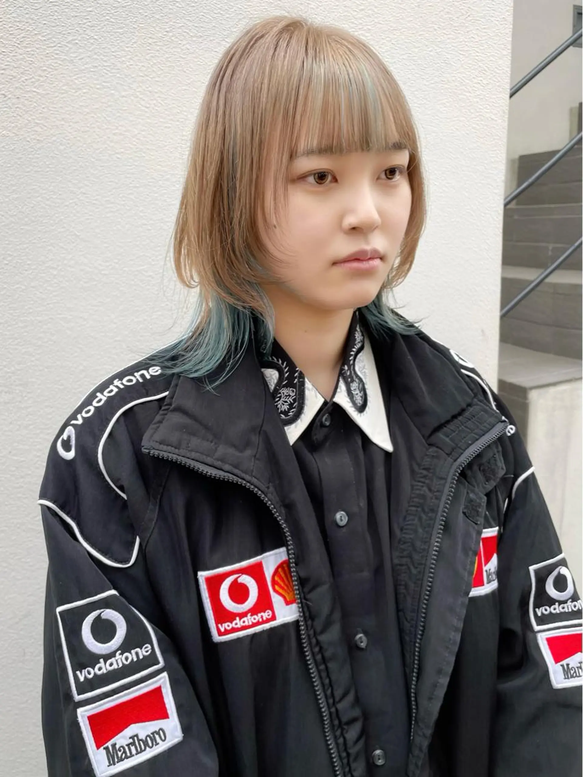 ミディアム カラー ヘアアレンジ ウルフカット カット ヘアカラー トリートメント ヘッドスパ ヘアセット 〽️magico/ ウルフDaiki〽️のヘアスタイル