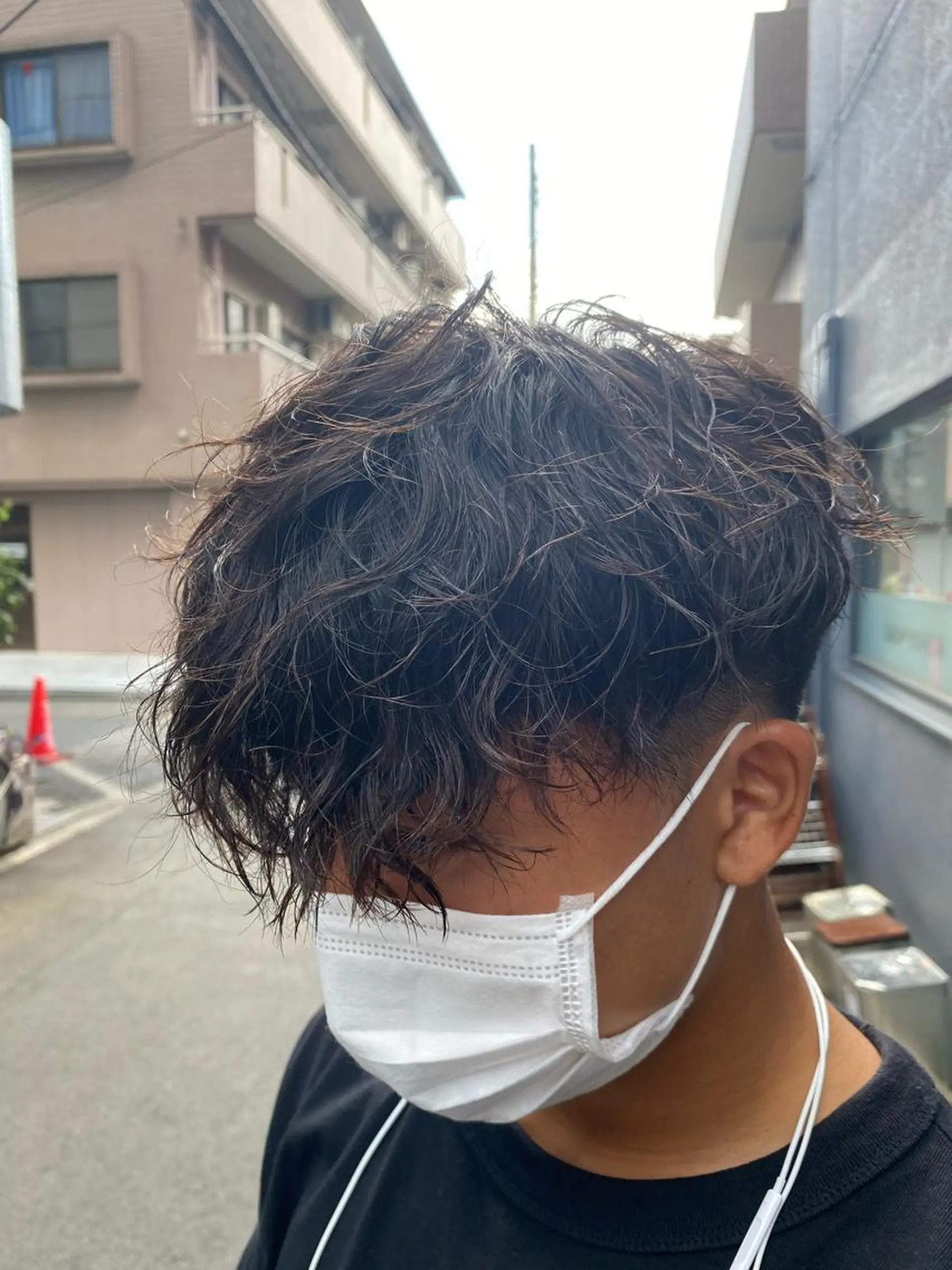 パーマ メンズ カット パーマ ヘアセット メンズブリーチカラー /パーマ ごーた立川のヘアスタイル
