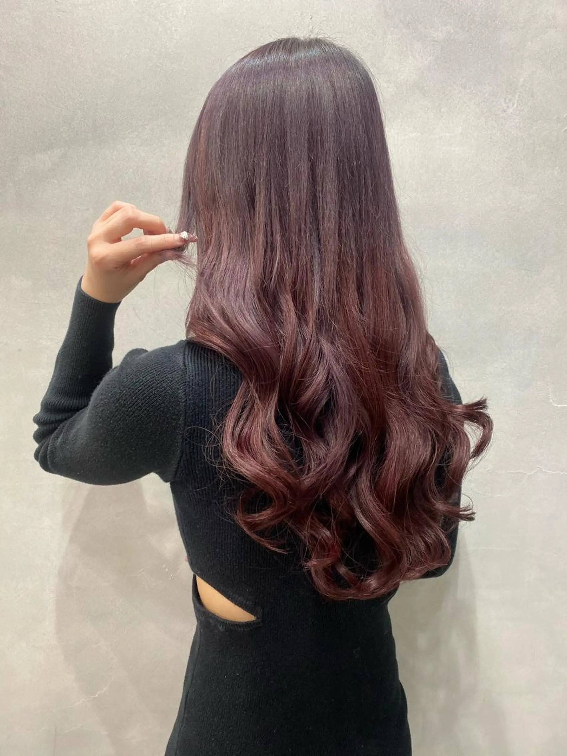 ロング カラー ヘアアレンジ ショートボブ 編み込みエクステ シールエクステ バレイヤージュ 透明感カラー LAVENDIA Azabu所属・LAVENDIA 初音のヘアスタイル