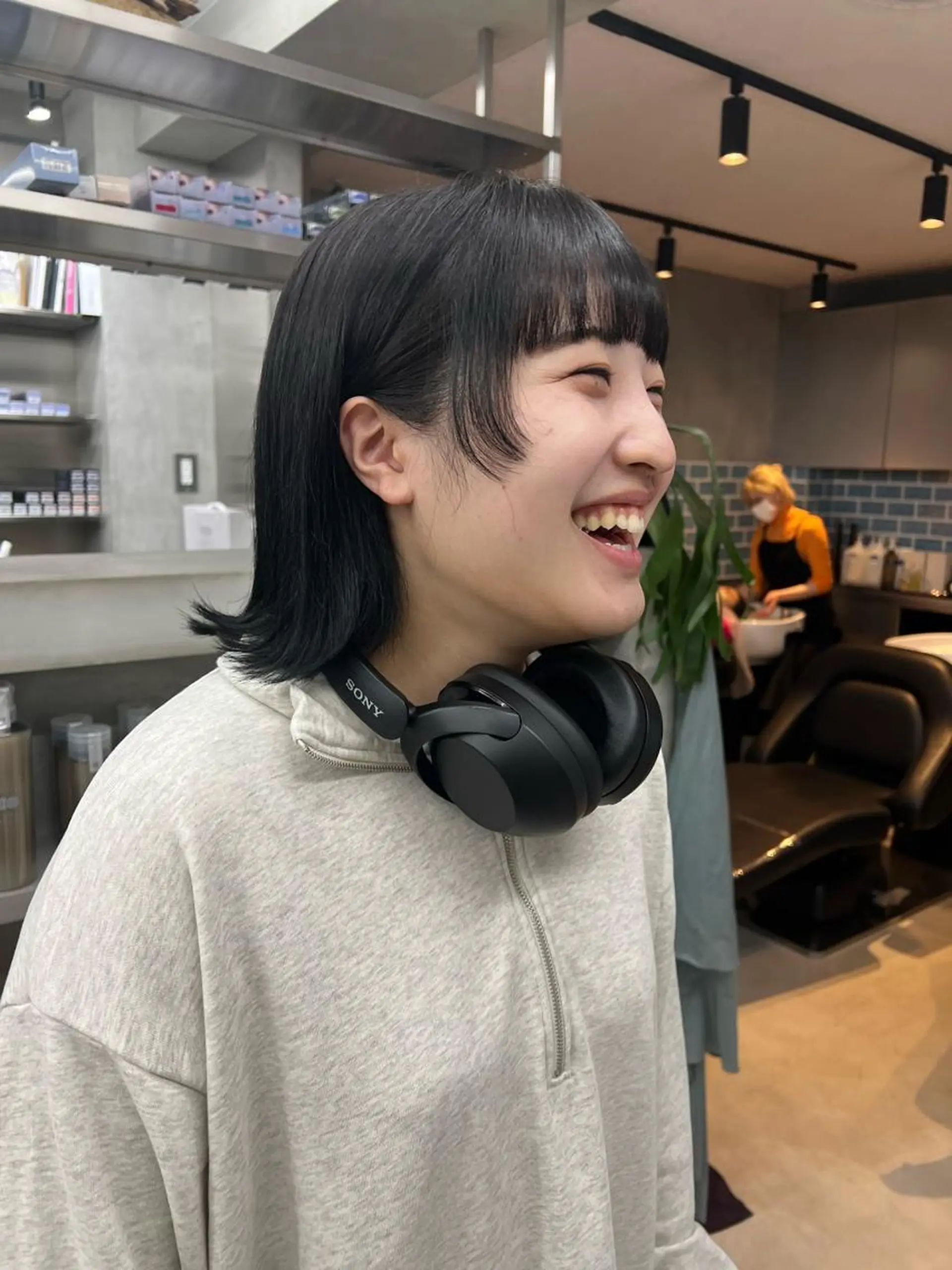 ミディアム カラー 韓国ヘア 🎀華澄のヘアスタイル