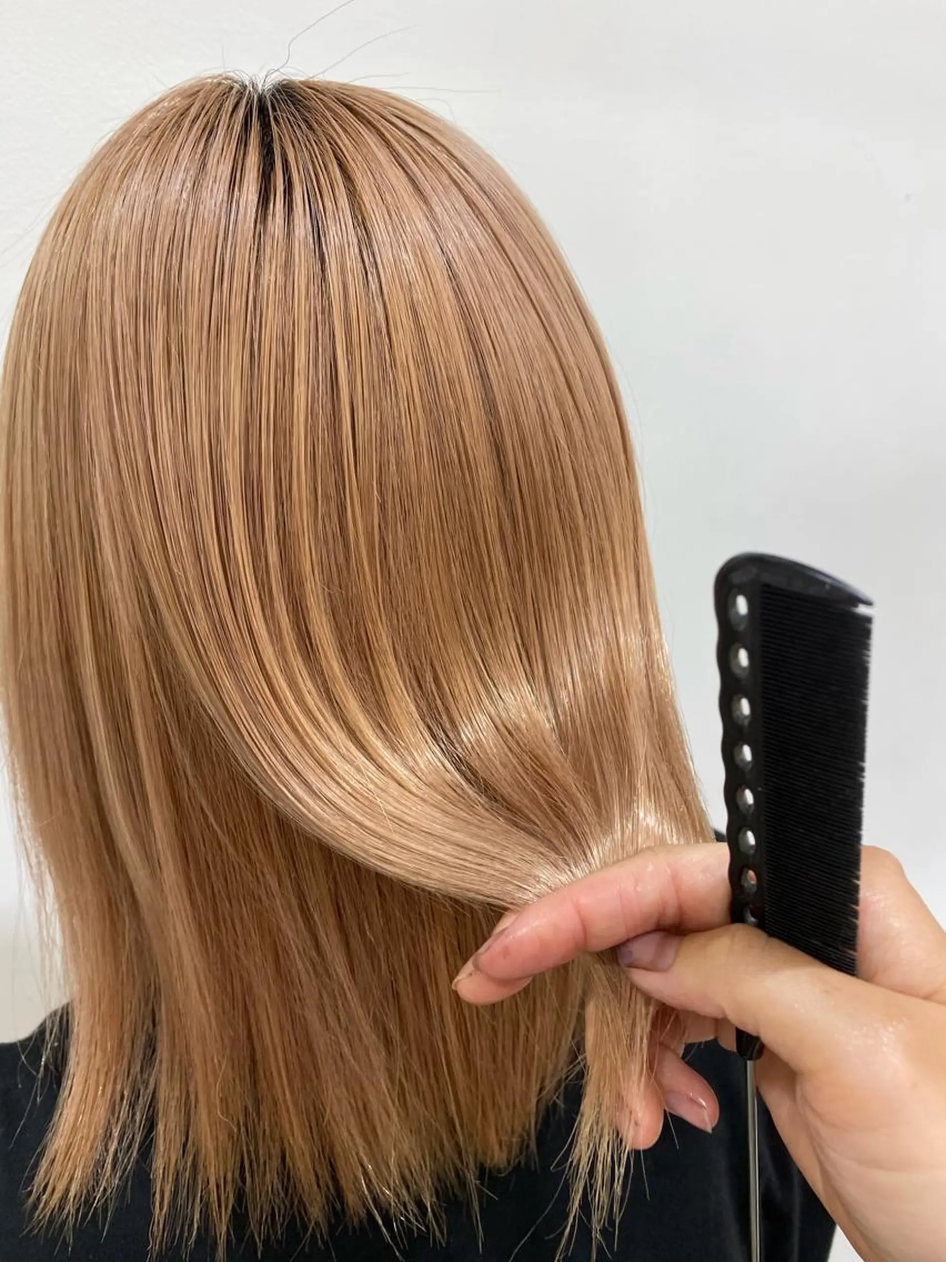 トリートメント ﾎｯﾄﾍﾟｯﾊﾟｰ に移行中【かな】のヘアスタイル