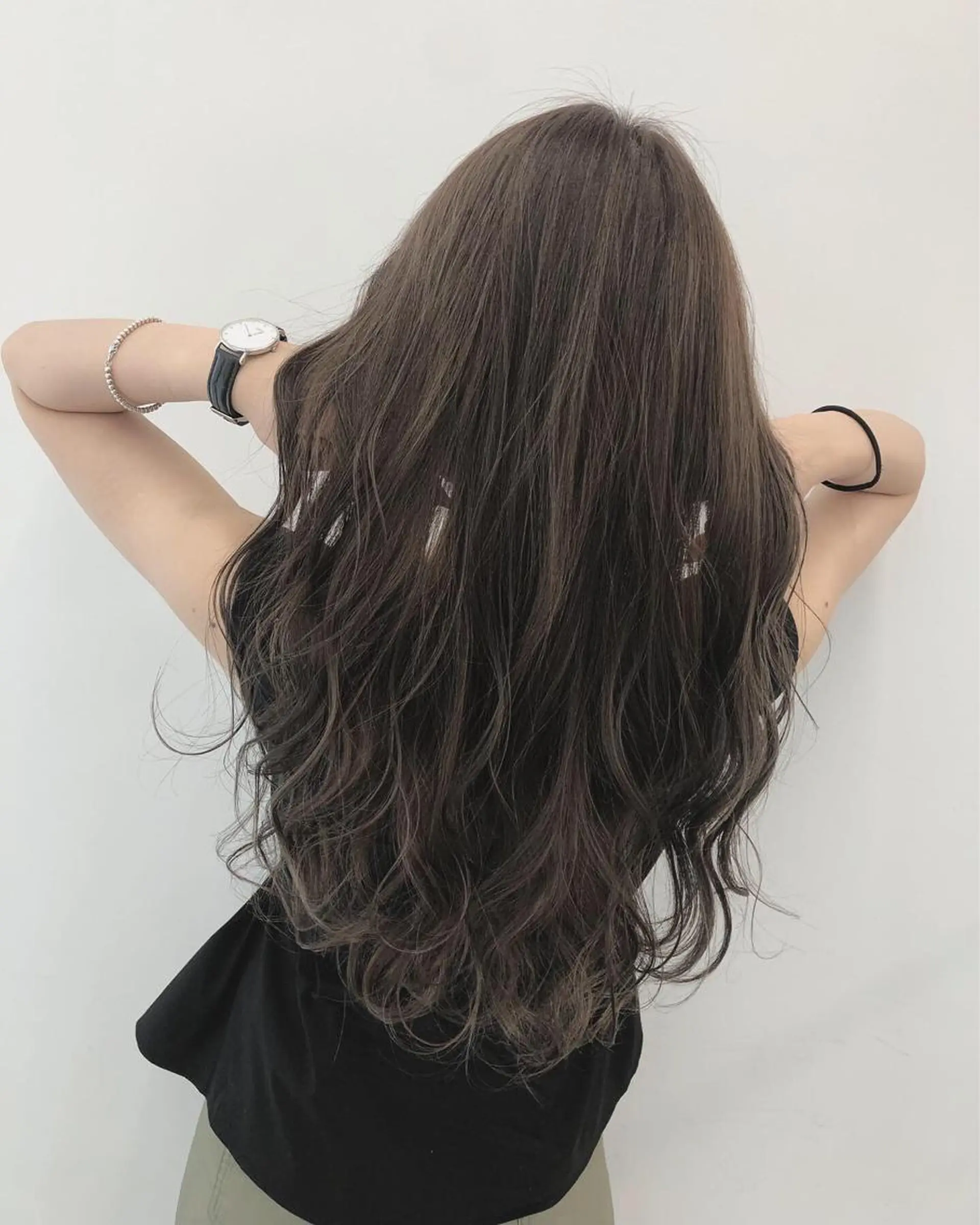 ロング カラー パーマ ヘアアレンジ 【公式】amble luxe池袋東口🩷のヘアスタイル