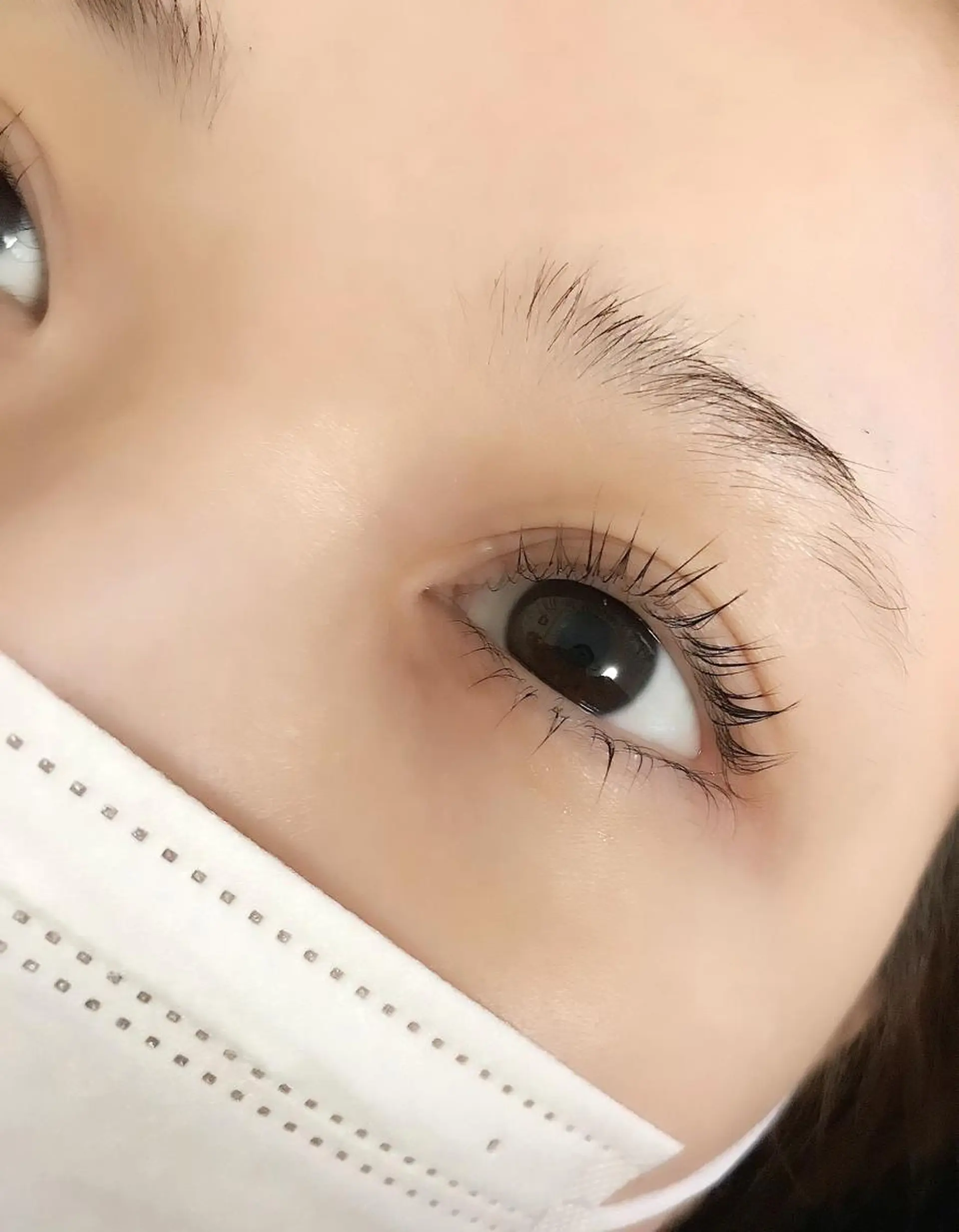 マツエク・マツパ 下まつげエクステ 一重×まつ毛パーマ Fleur フルールのマツエク・マツパデザイン