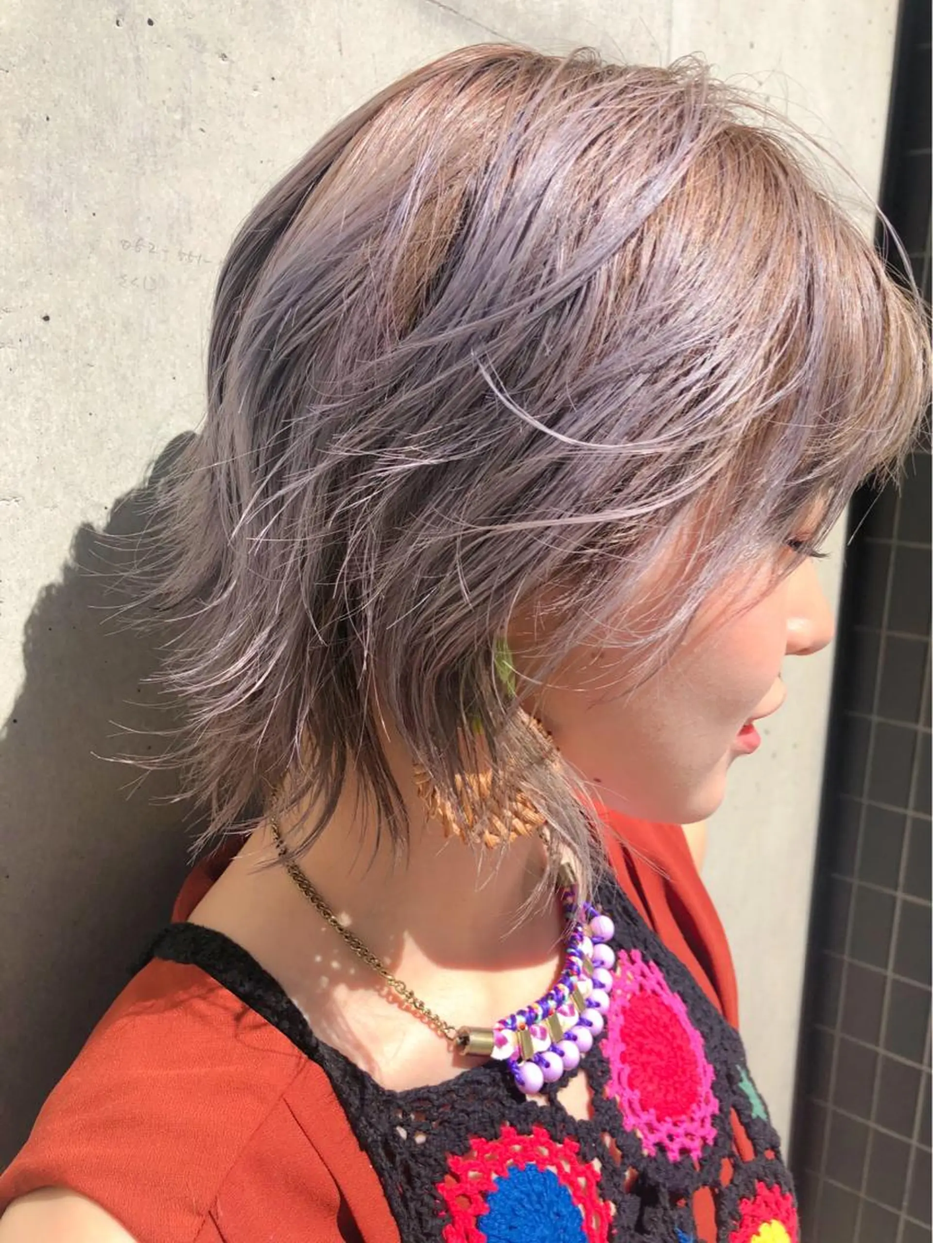 カラー ブリーチ 透明感カラー ショート/ボブ /綾華のヘアスタイル