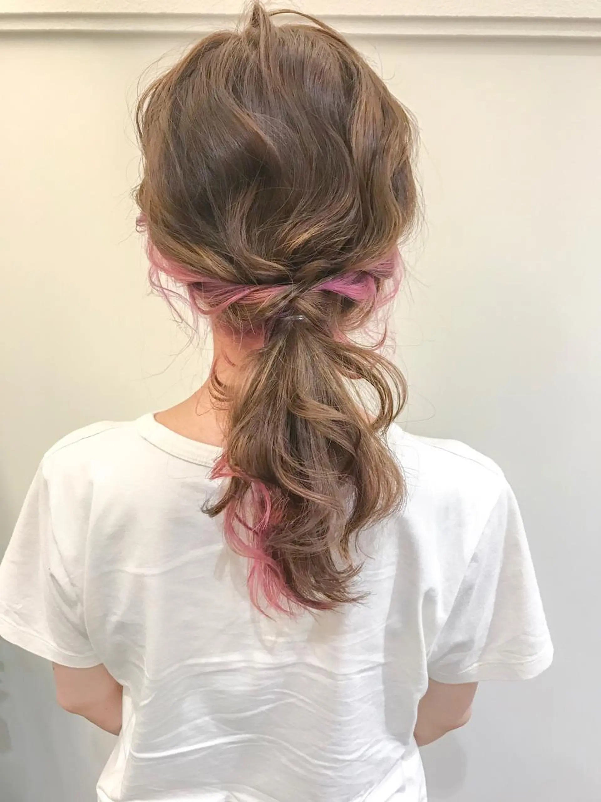 セミロング カラー ヘアアレンジ 伊藤 裕貴のヘアスタイル