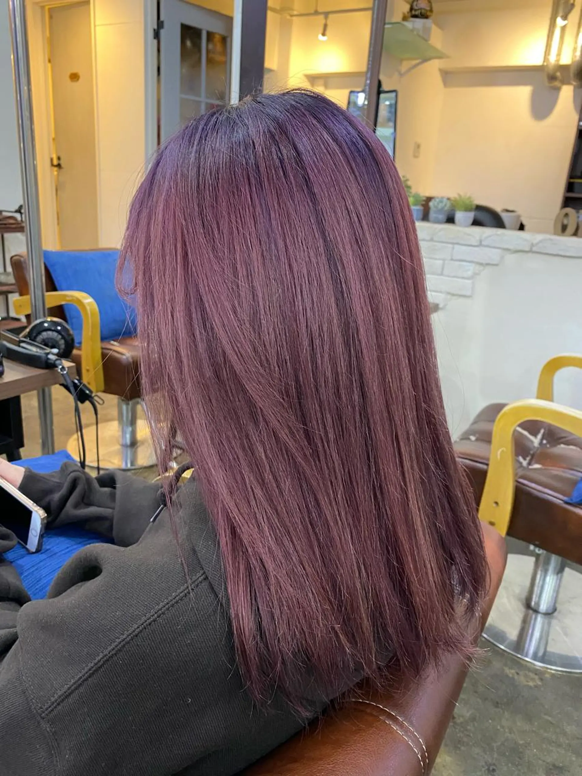 ロング カラー ヘアアレンジ 【艶髪×韓国風】 毛流れ職人 RYOのヘアスタイル