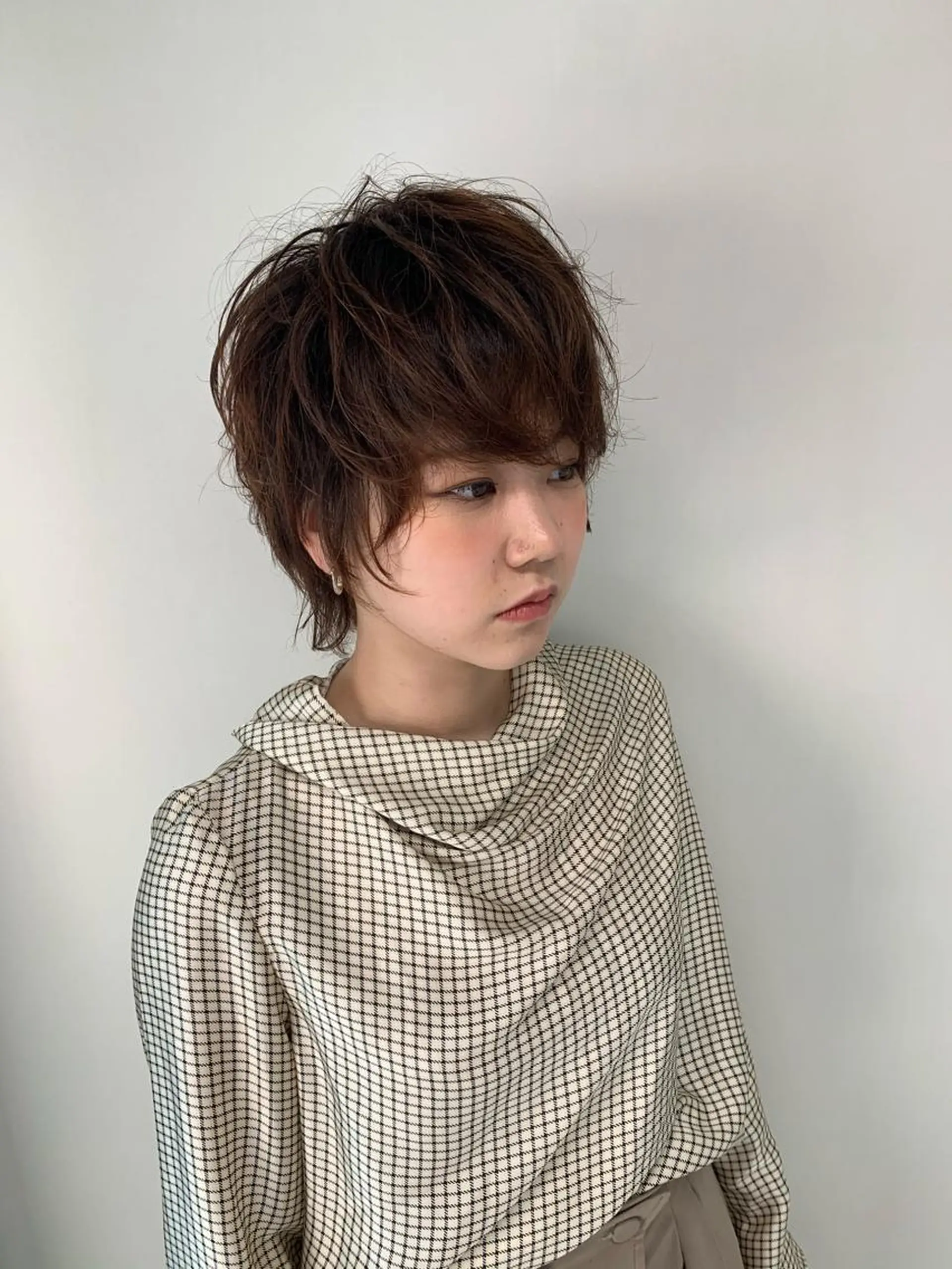 ショート くせ毛 ショートヘア ウルフカット ショート、ボブ特化 長島智彦のヘアスタイル