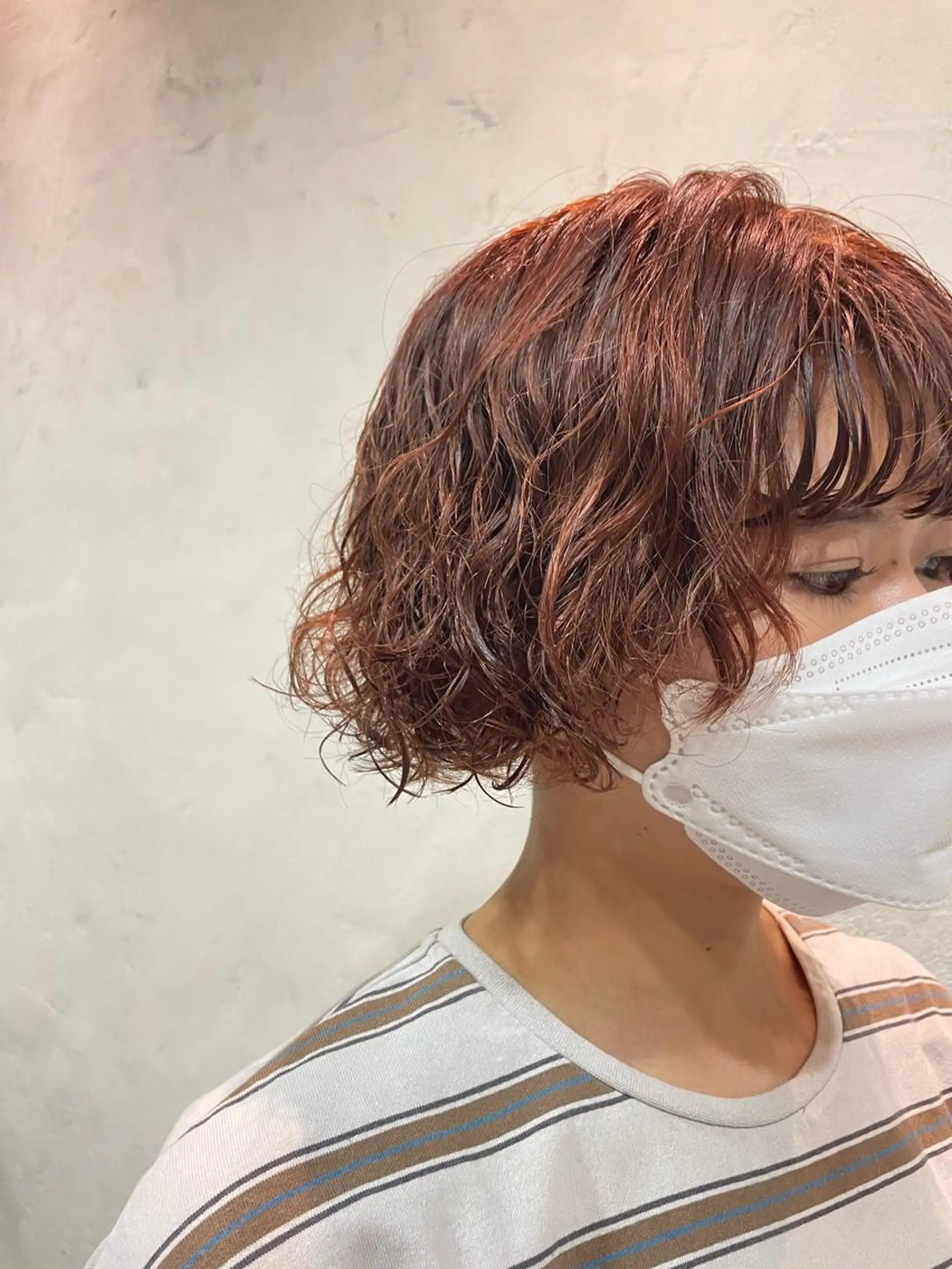 ショート パーマ 高橋 りかのヘアスタイル