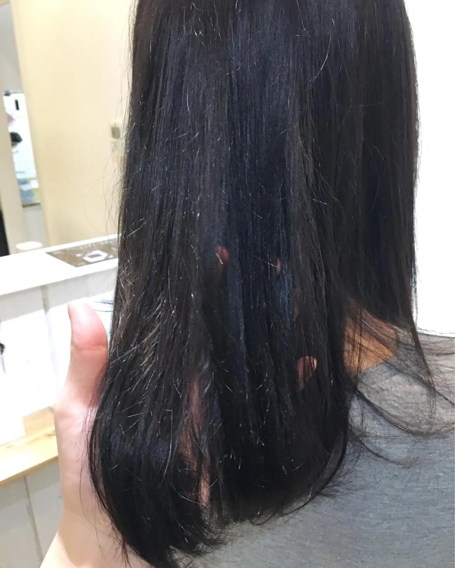 セミロング カラー 似合わせカラー/艶 髪質改善/ヨシザキのヘアスタイル