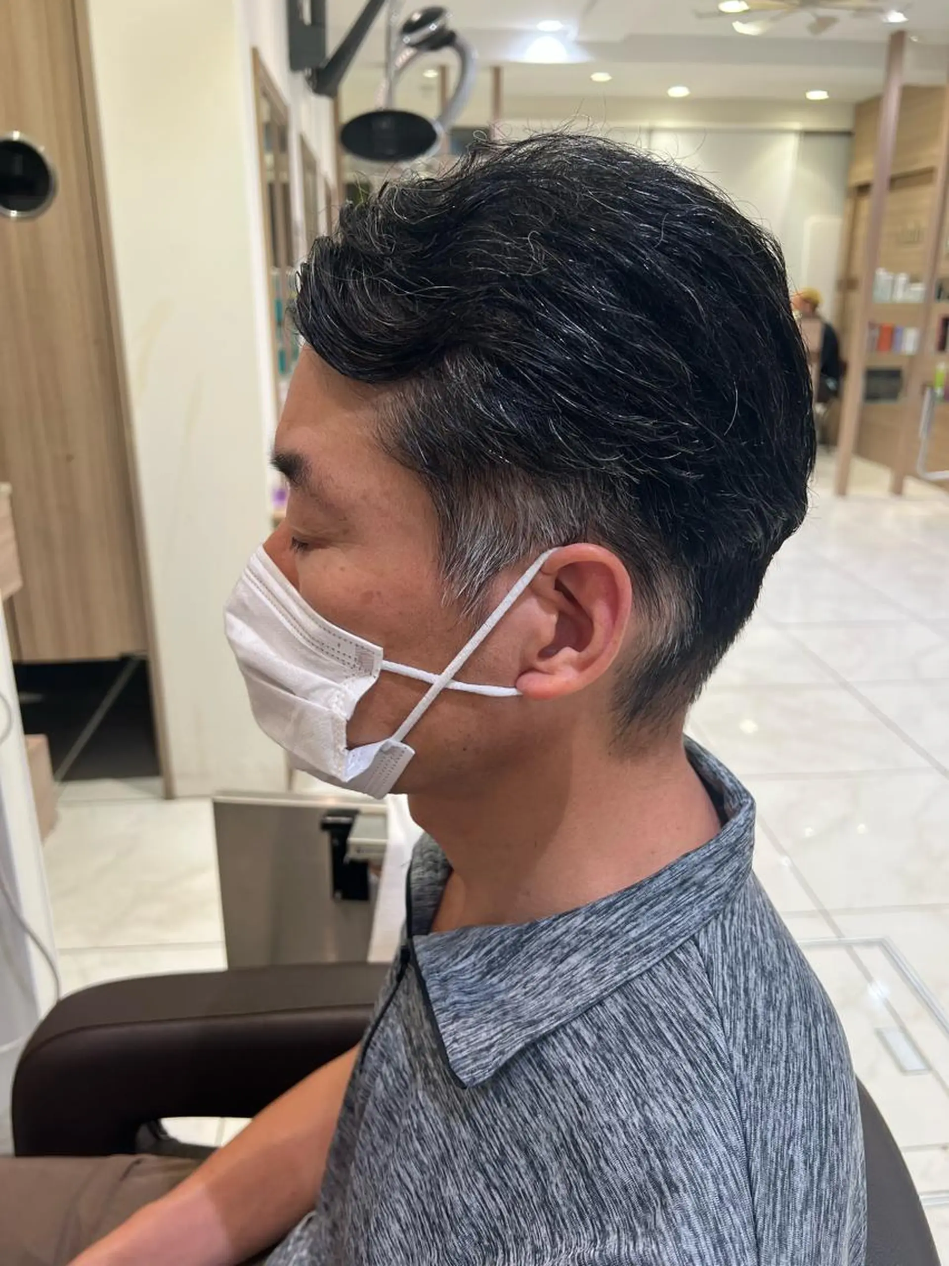 メンズ 顔周り/韓国レイヤー junkaのヘアスタイル