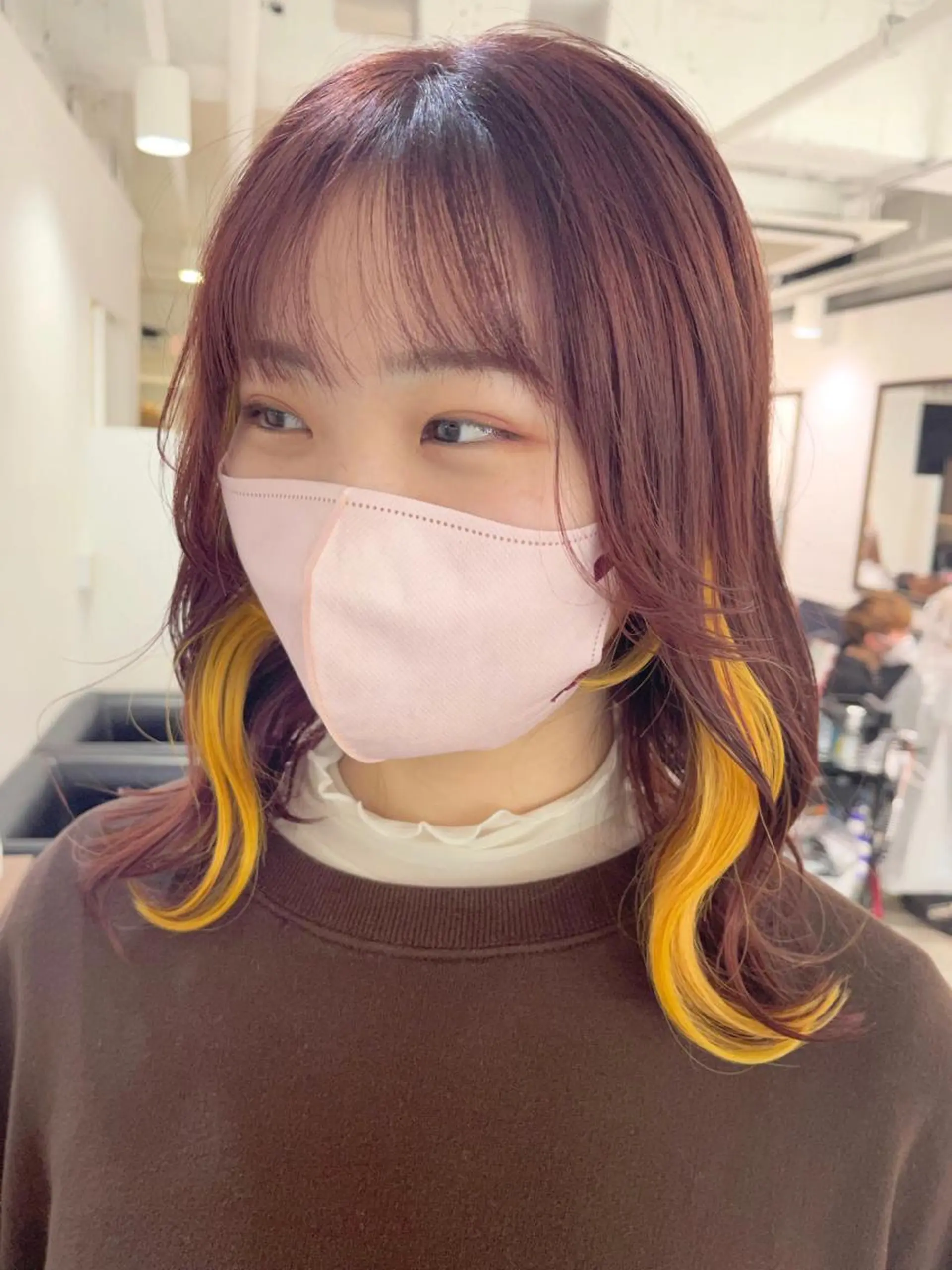 ミディアム ヘアカラー トリートメント ｉｌｉ 大阪のヘアスタイル