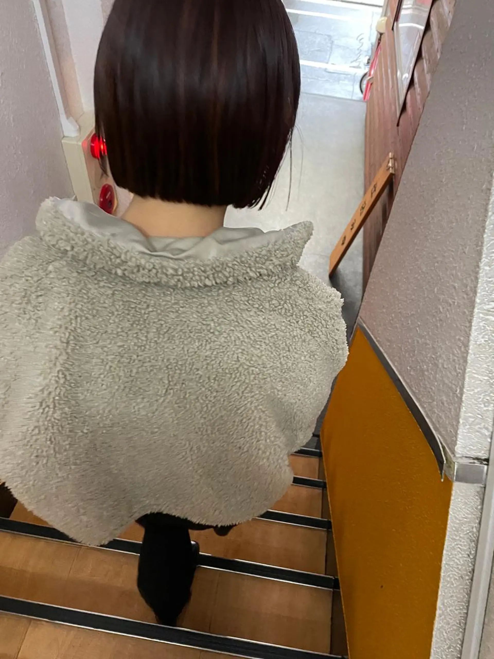 ショート ボブ カット ヘアカラー トリートメント さの あやねのヘアスタイル