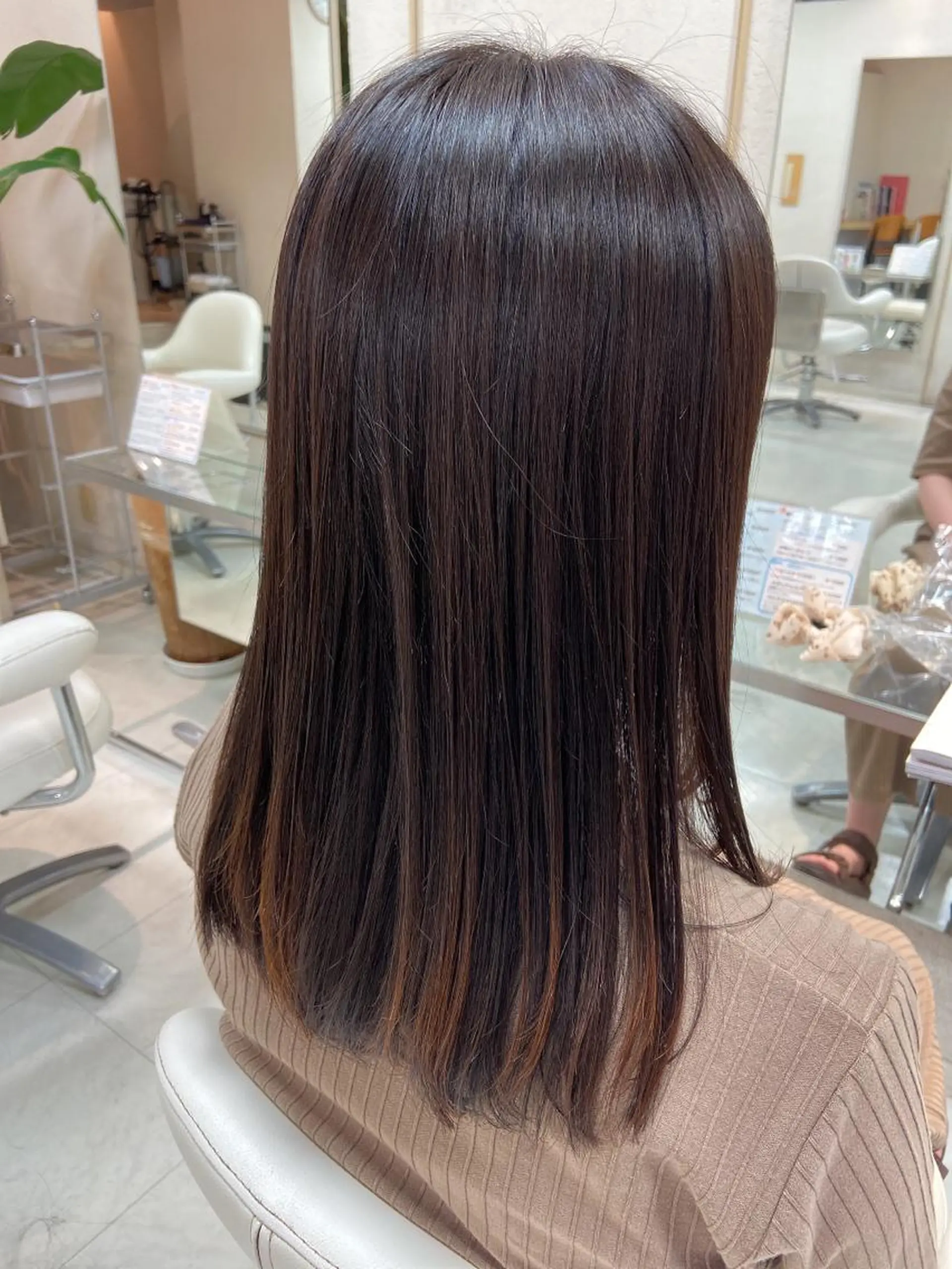 ロング カット トリートメント 菊地 美憂のヘアスタイル