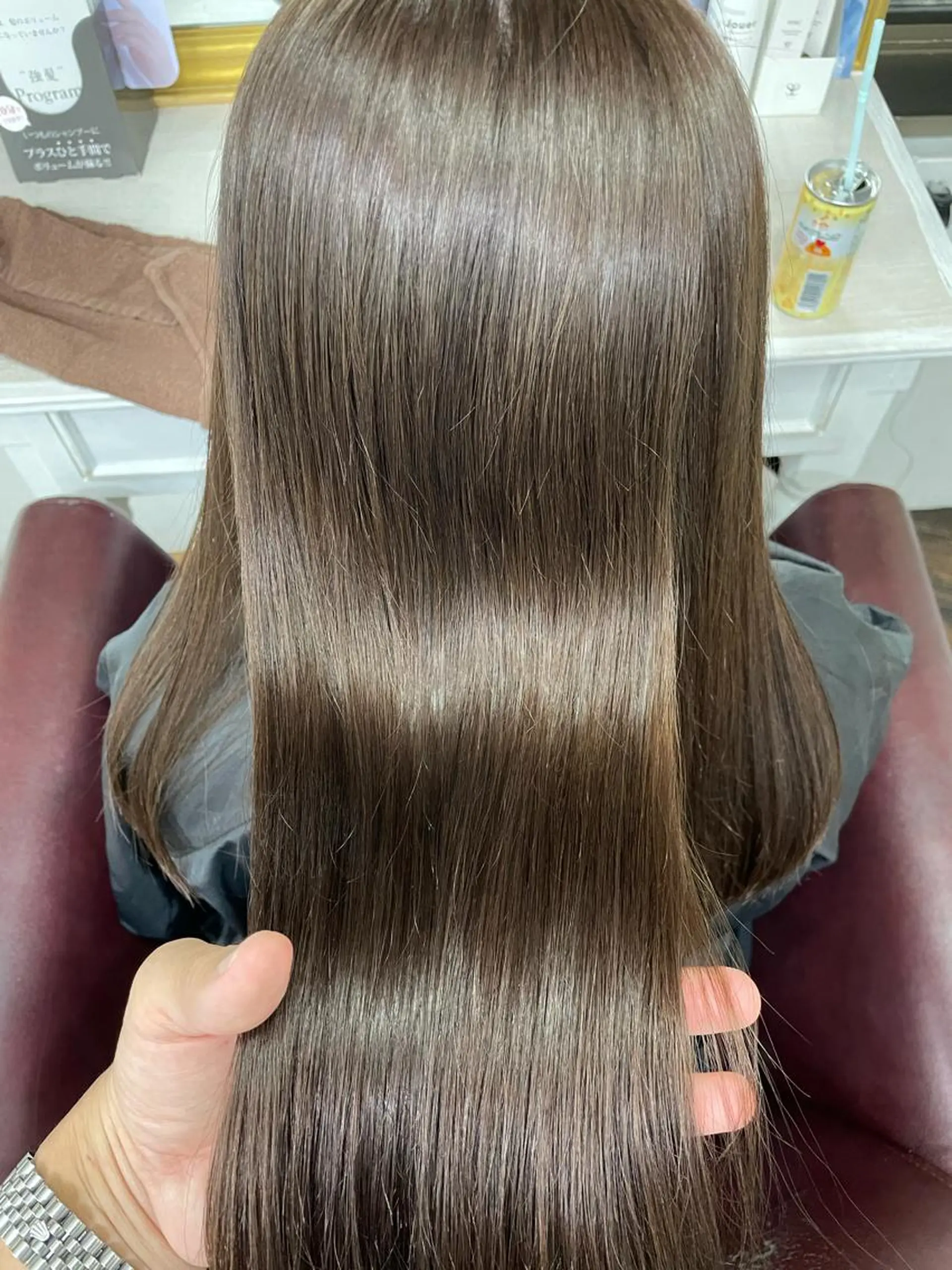 セミロング カラー トリートメント Soleria /ソレリア所属・メンズカットのプロ 田中慎一のヘアスタイル