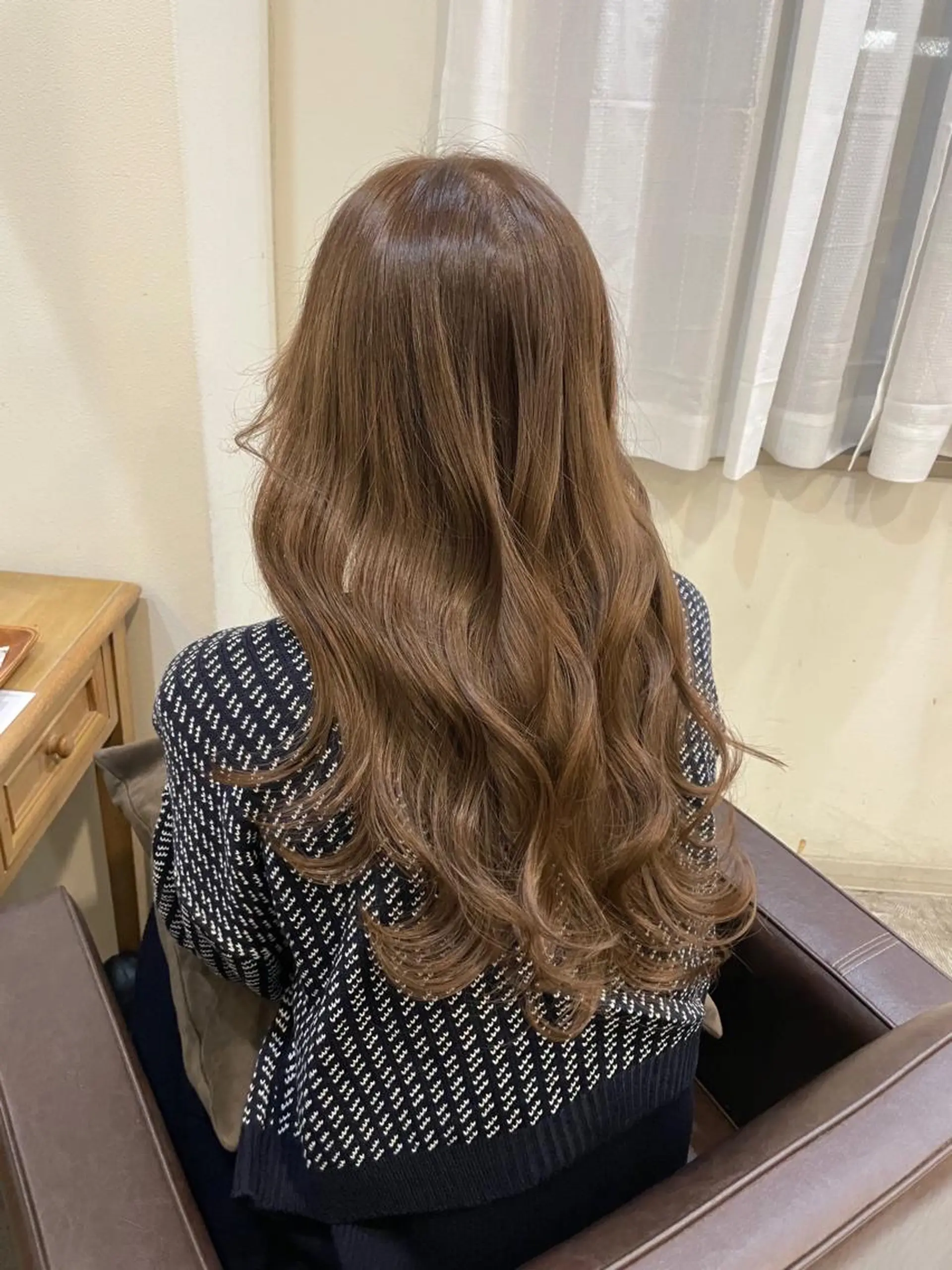 セミロング カラー ヘアアレンジ ベージュカラー ダブルカラー カット ヘアカラー トリートメント 髪質改善特化 🫧松野力也のヘアスタイル