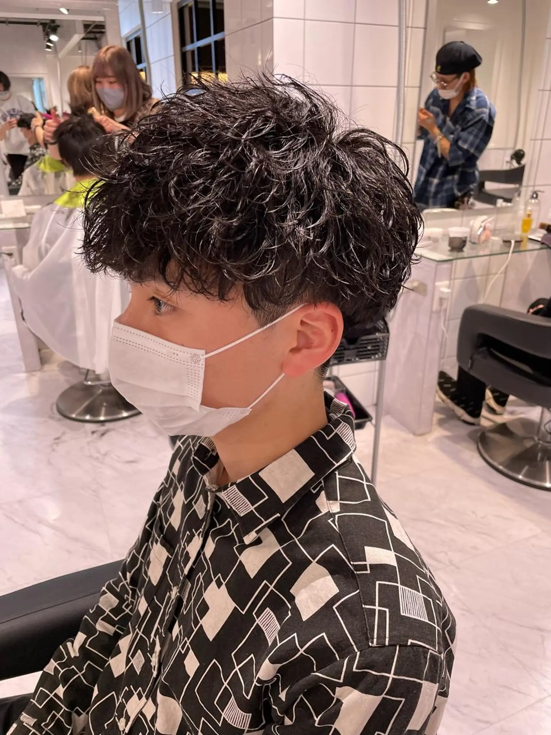 ミディアム 艶カラー の達人のヘアスタイル