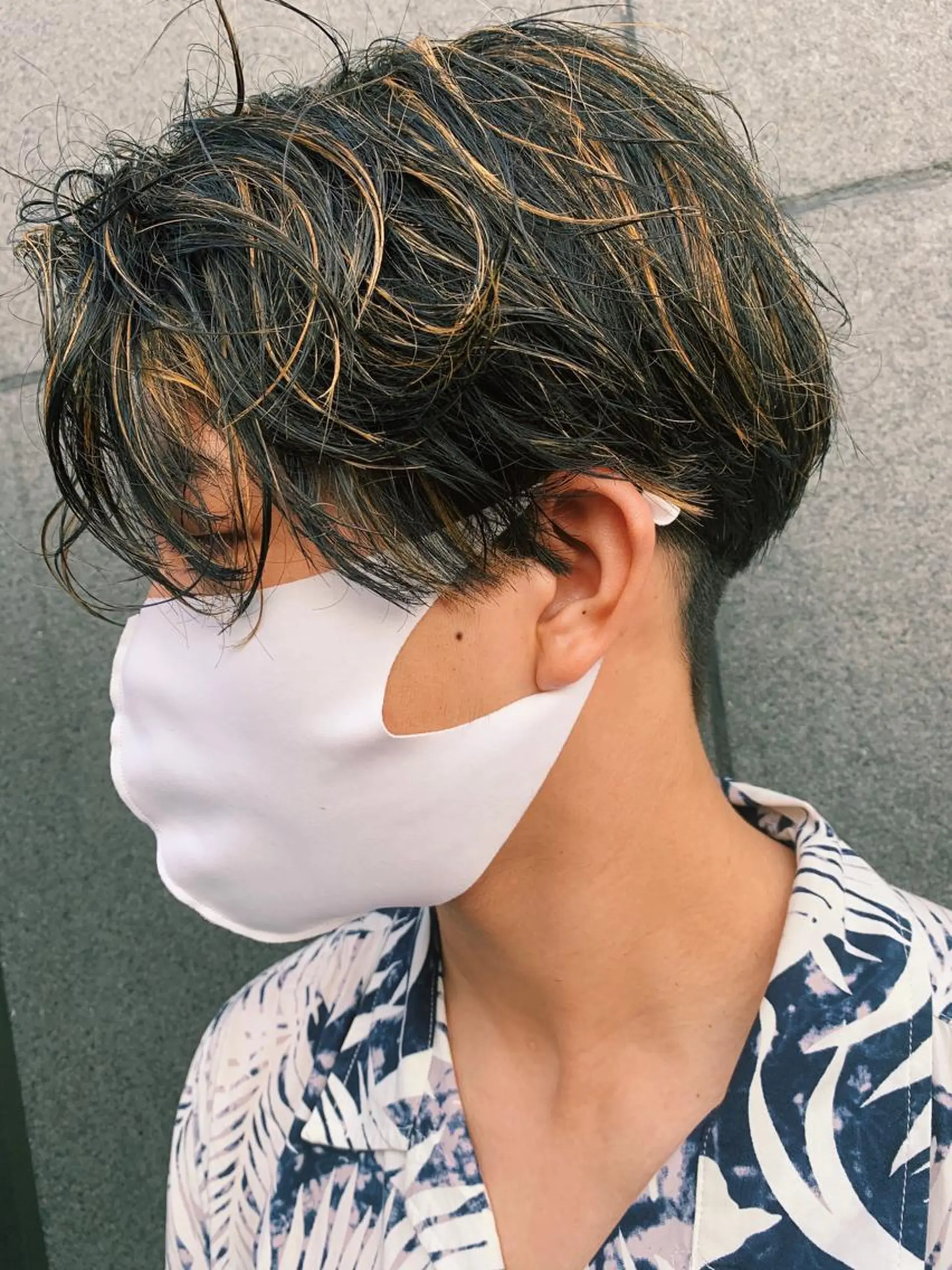 ショート カラー ハイライトカラー ハイライト tension 【テンション】のヘアスタイル