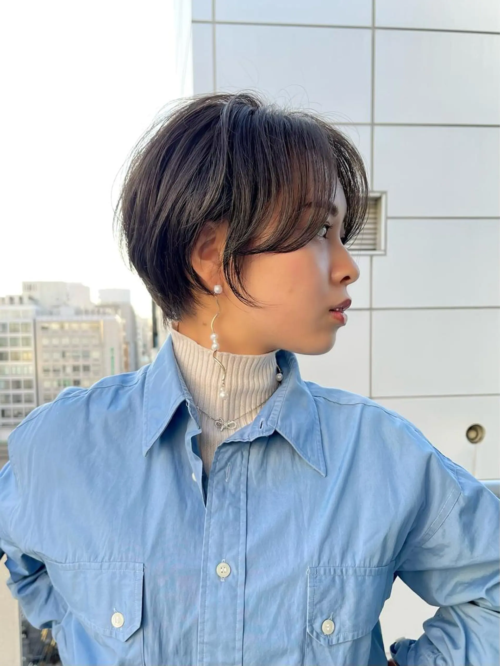 ショート 丸みショート イエローカラー 韓国風ヘア ショートヘア ショート・ボブ特化 mahoのその他イメージ