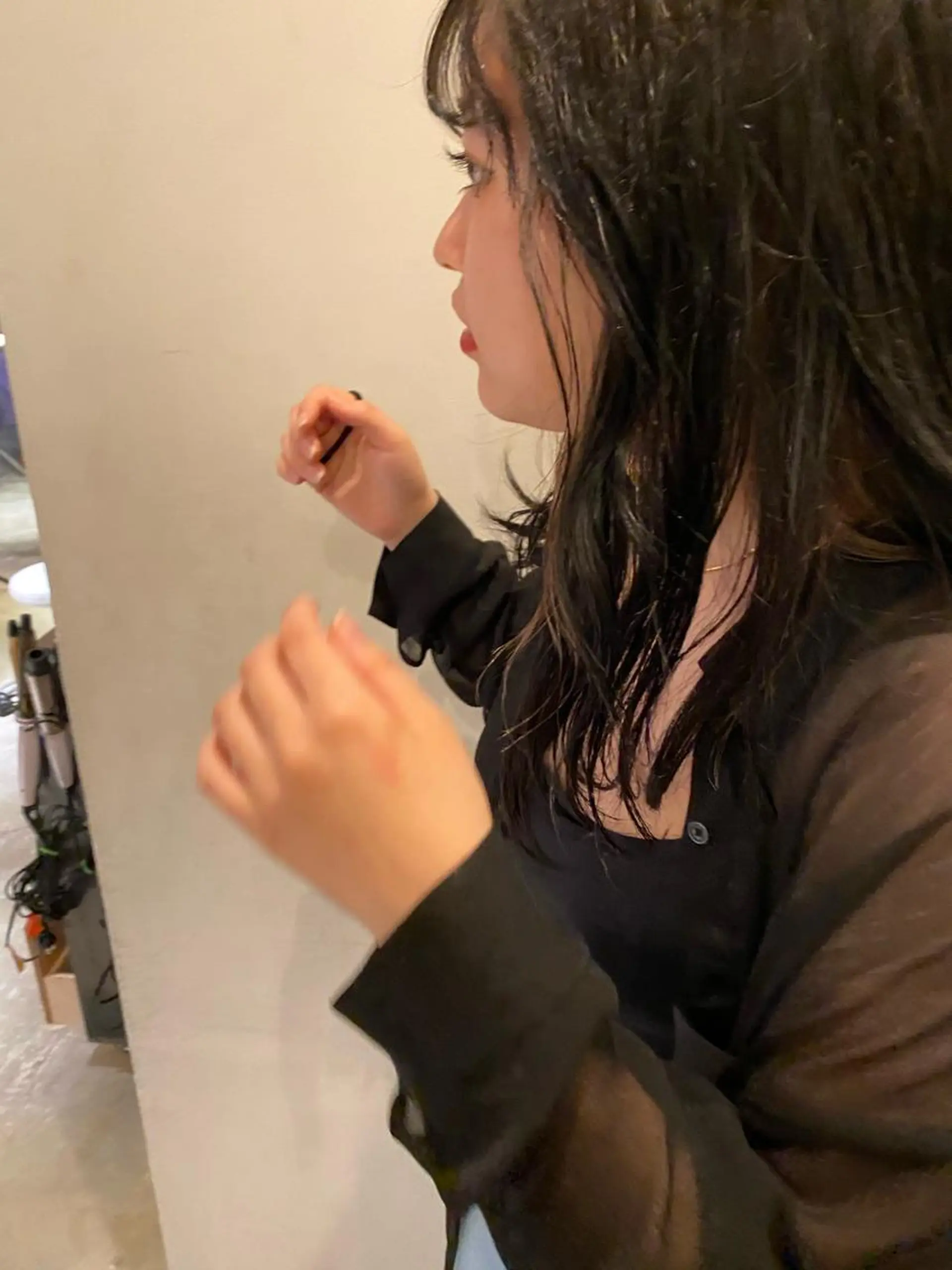 セミロング deco所属・無料カットモデル 丸川英心のヘアスタイル