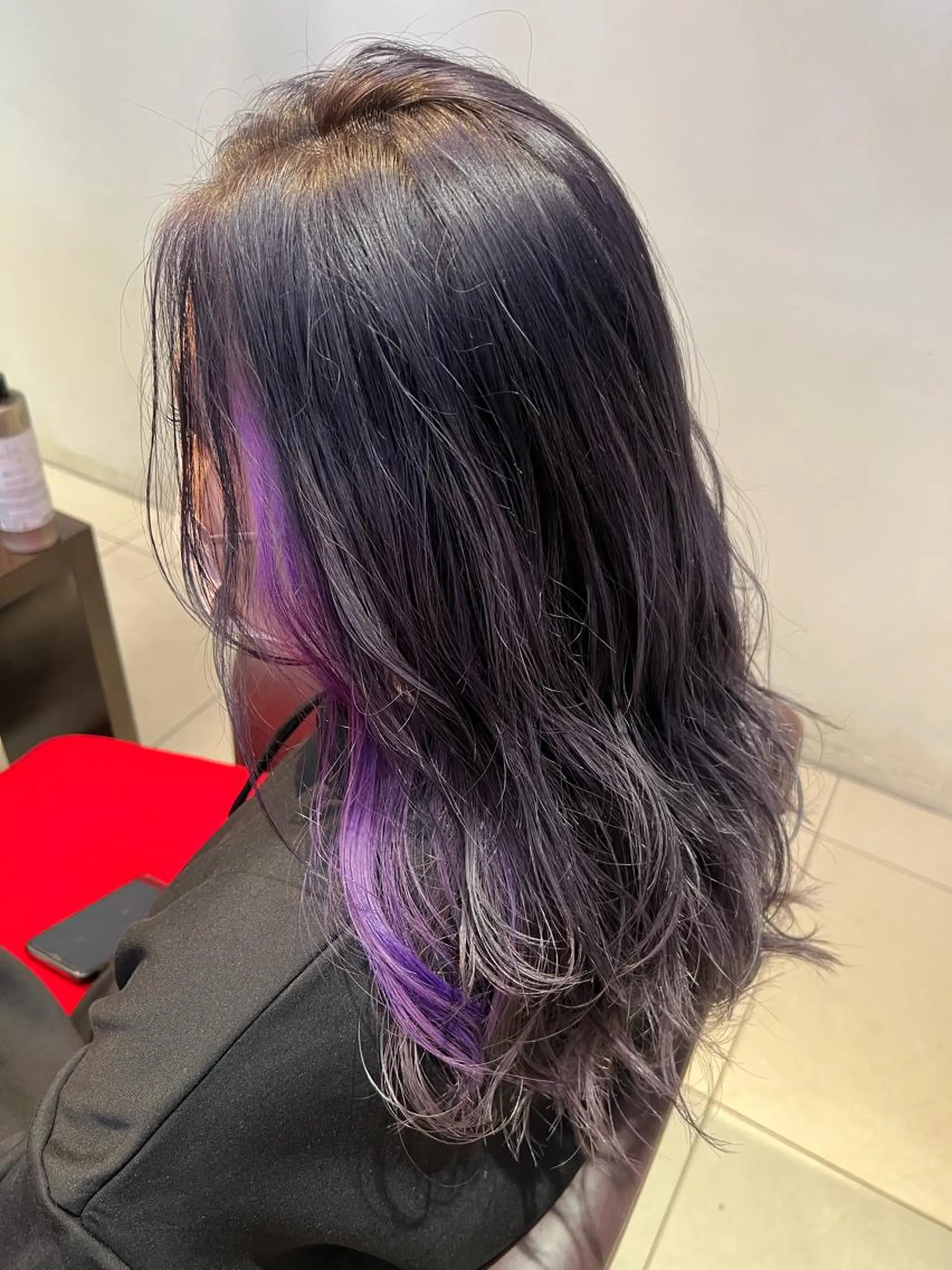 ロング カラー パープルカラー 髪質改善✨艶髪師 黒木大貴のヘアスタイル