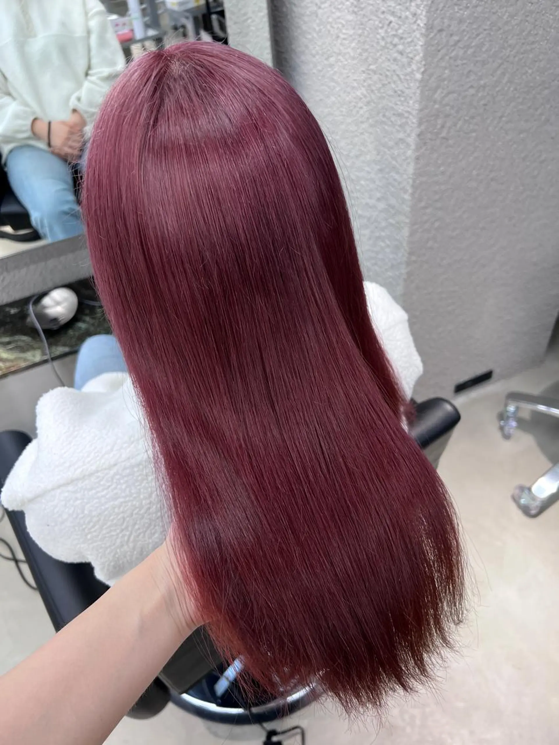 セミロング カラー 紬/enne/ブリー チ/ハイトーンのヘアスタイル