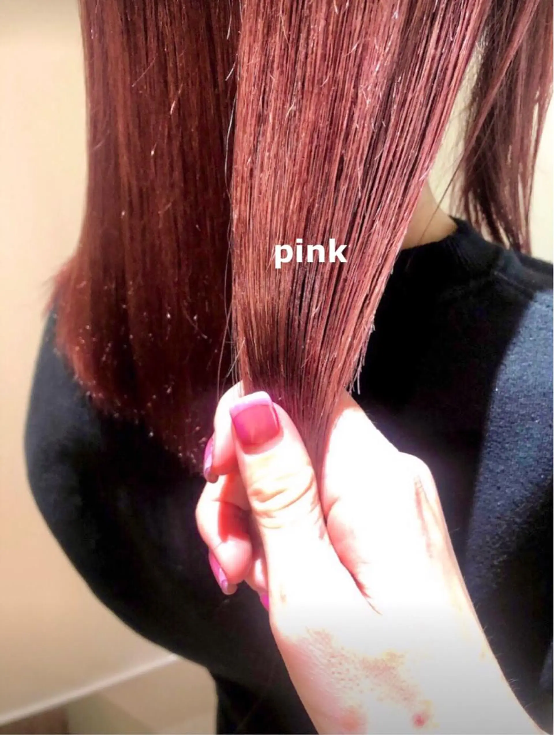 ロング ヘアカラー 暖色カラー🍒 yume ໒꒱のヘアスタイル