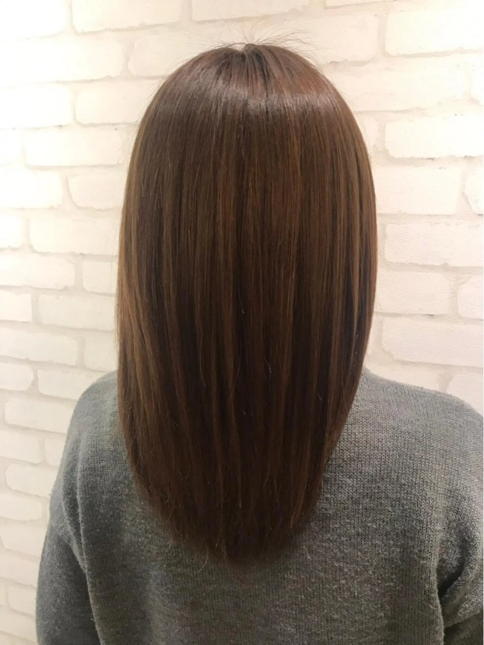 セミロング トリートメント 本間 隼人のヘアスタイル