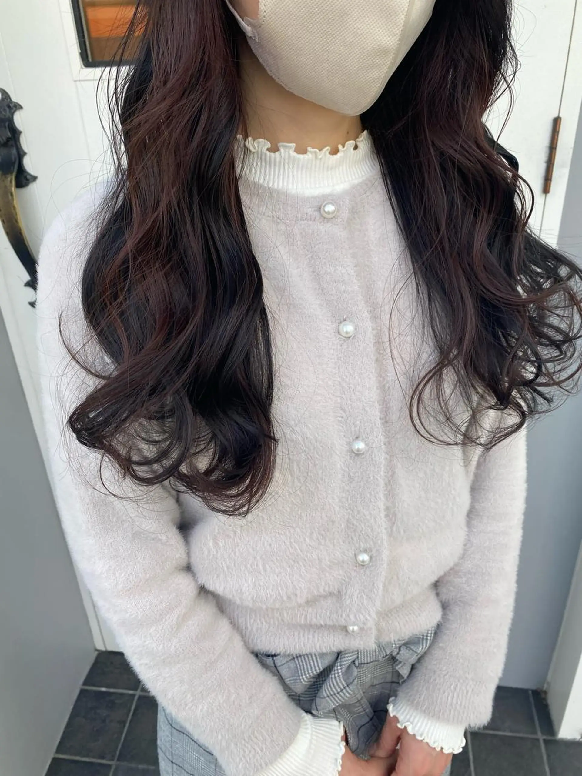 ロング 韓国風ヘア カット トリートメント 西村 美羽のヘアスタイル