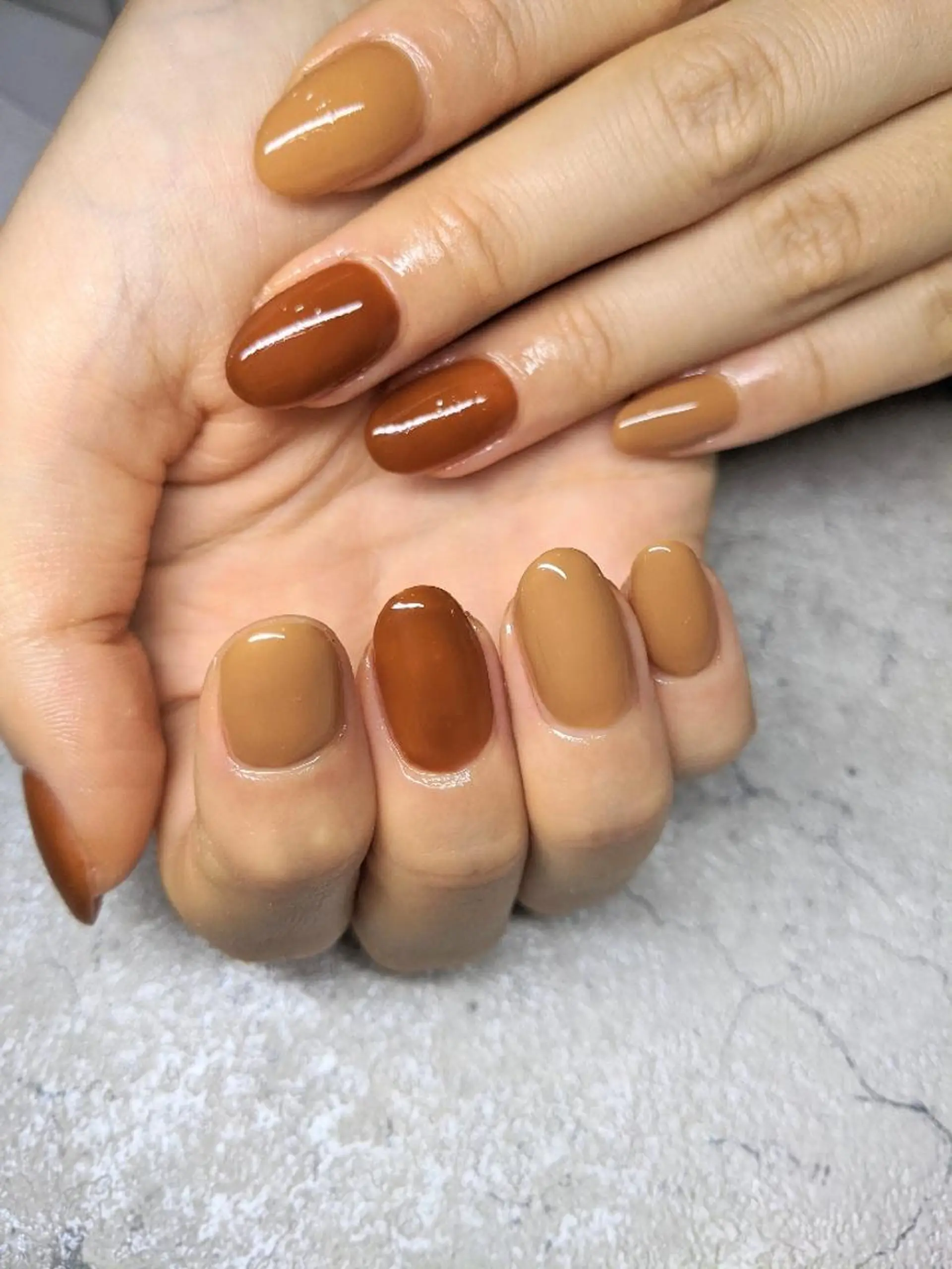 ネイル ワンカラーネイル Beaute Pure_Mのネイルデザイン