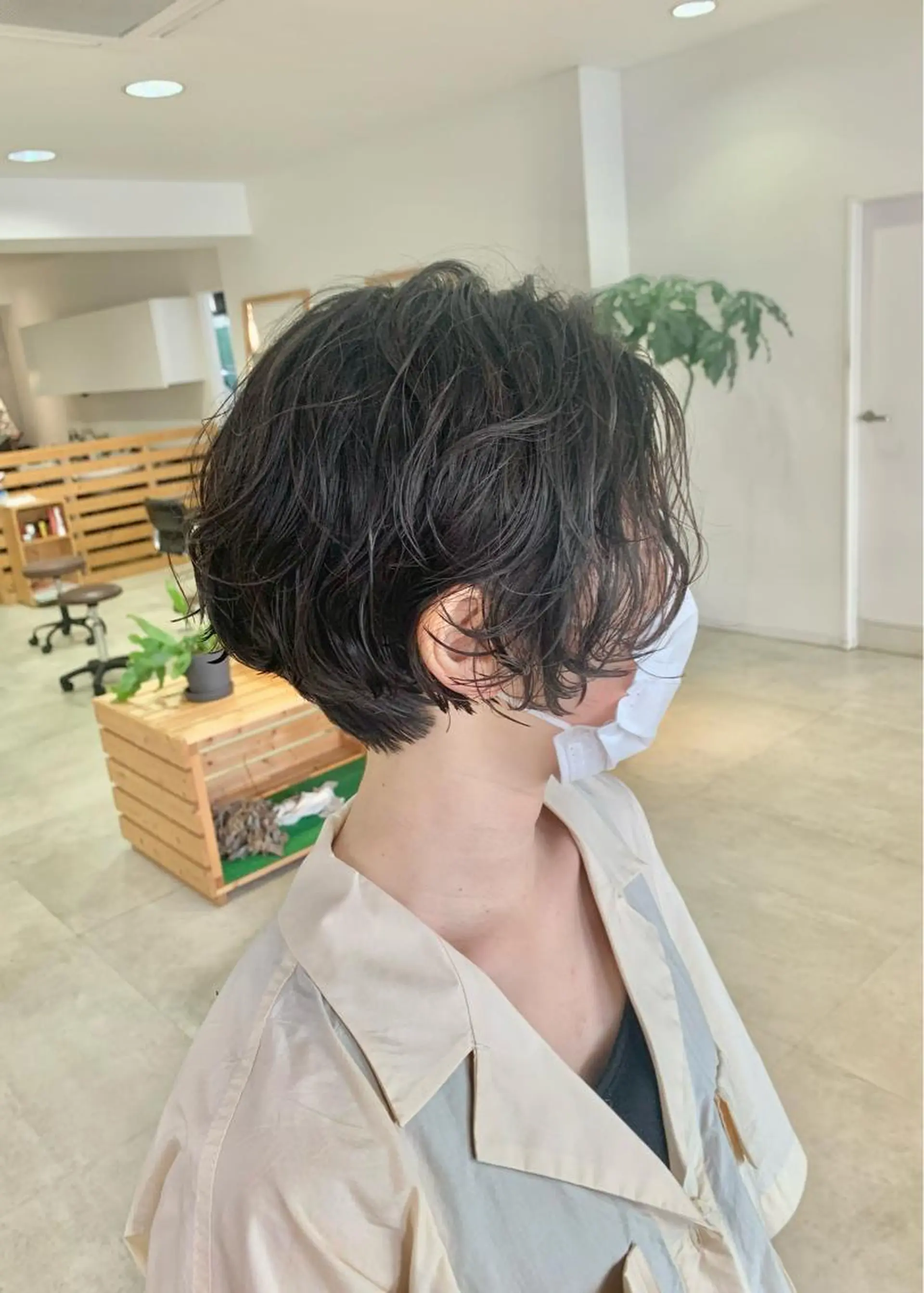 パーマ カット パーマ hoNua. 栄/透明感カラーのヘアスタイル