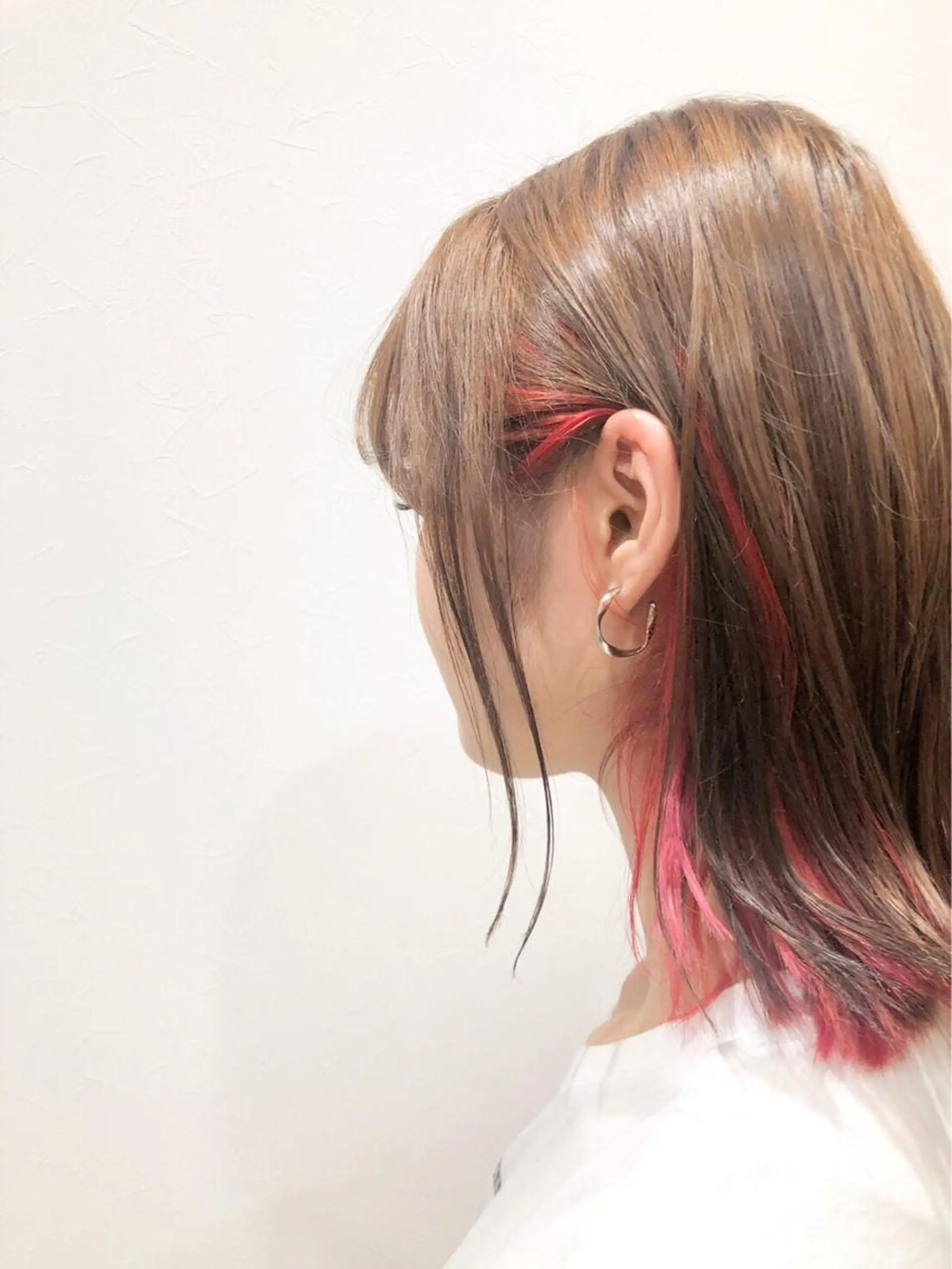 カラー イヤリングカラー 🪼高評価🪼 💎柴崎の藤咲💎のヘアスタイル