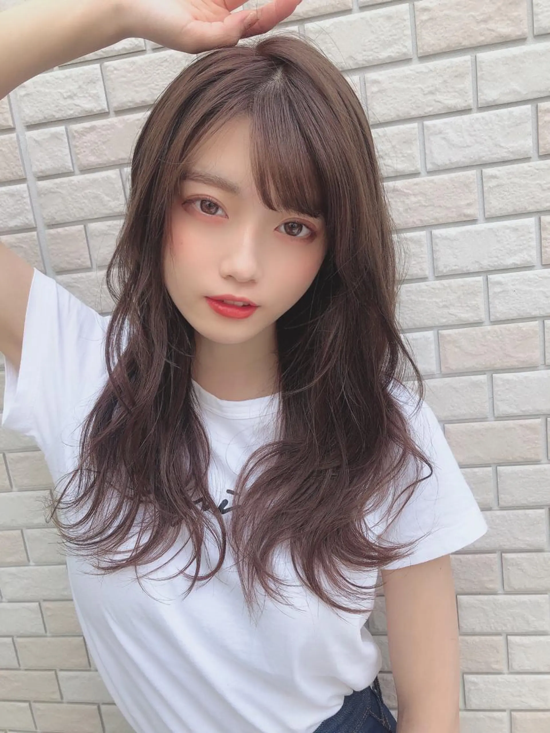 セミロング カット ヘアカラー トリートメント ボンドストーリーノヴァ所属・縮毛矯正・髪質改善 ❣️三浦正也のヘアスタイル