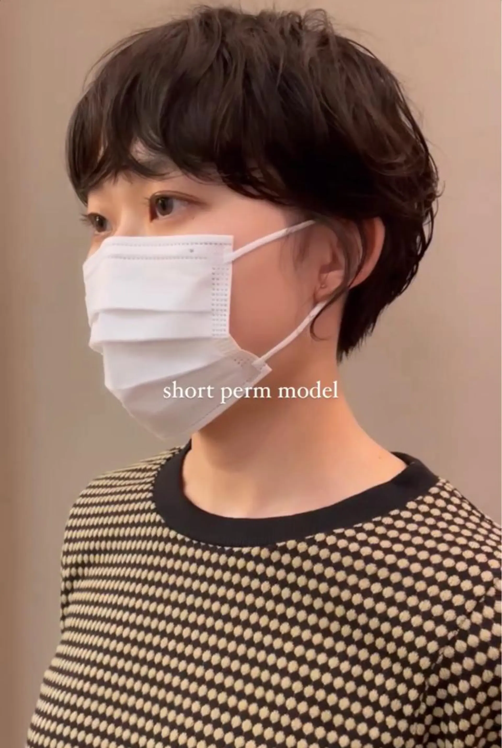 ショート パーマ tete nico所属・似合わせ/ヘアカラー nanami🌸のヘアスタイル