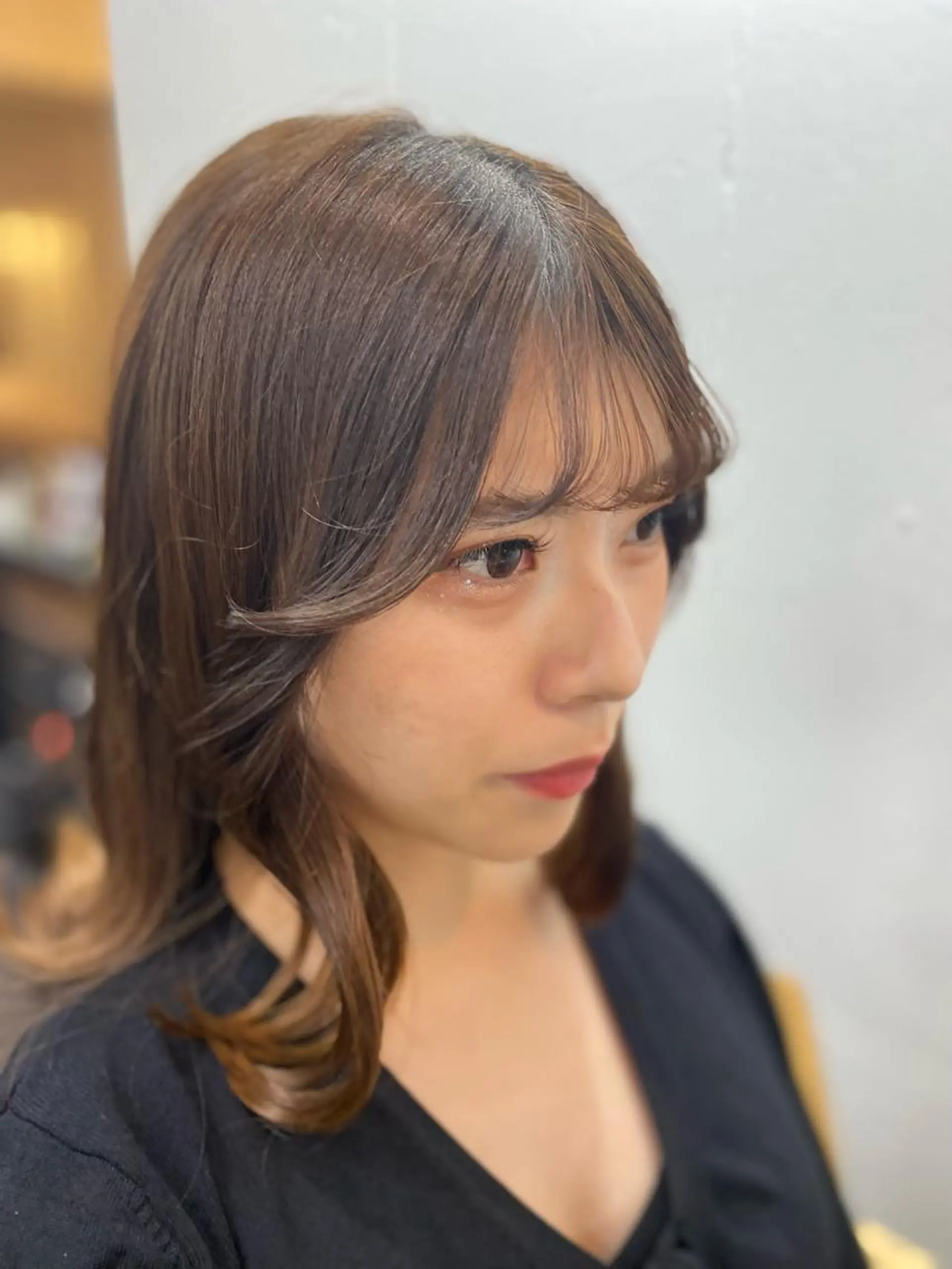 ロング 韓国風ヘア 透明感カラー名駅 名駅みゆのヘアスタイル