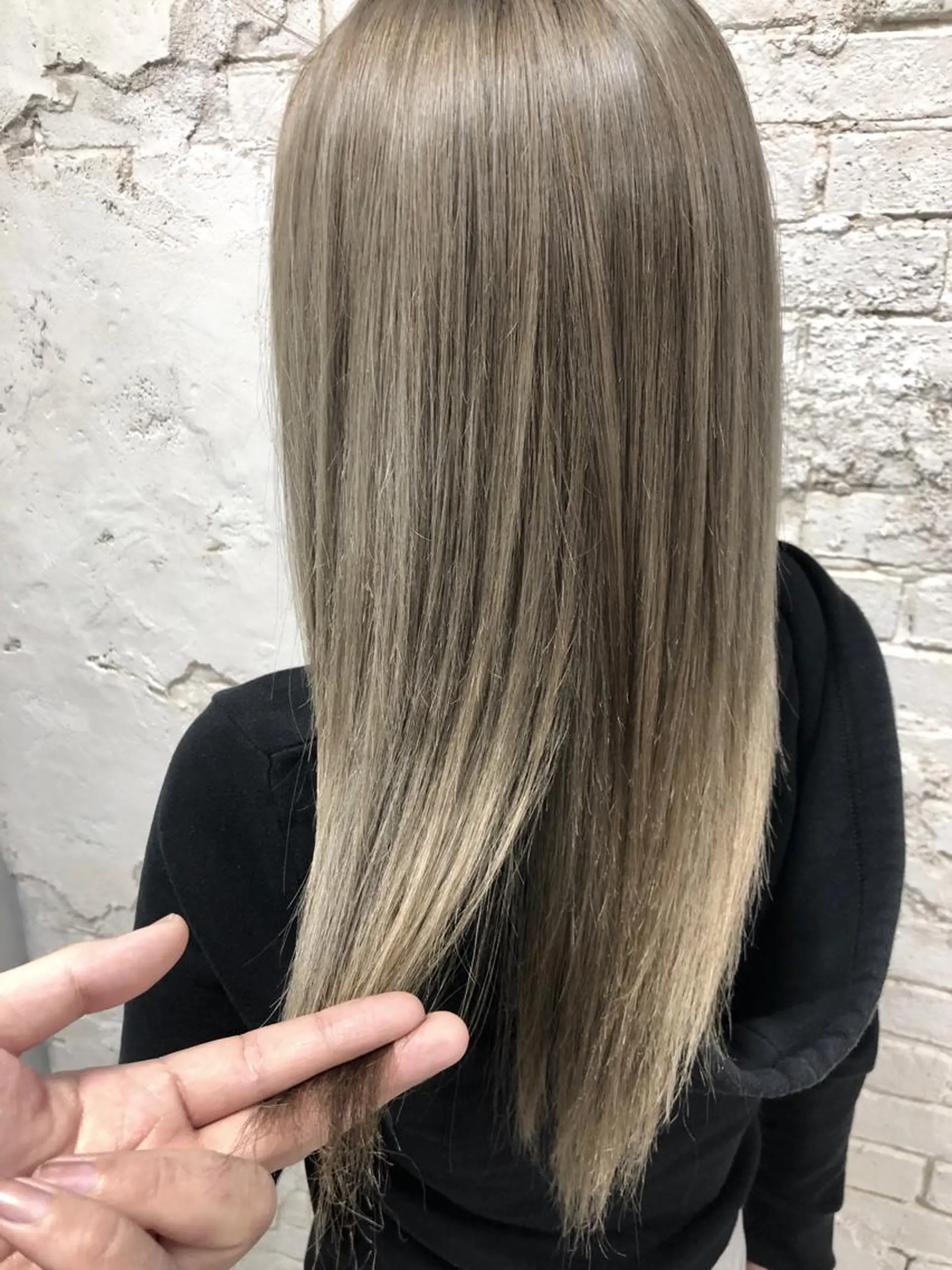ロング カラー バレイヤージュ ブリーチ ケアブリーチ ダブルカラー ハイライトカラー welring hair salon所属・welring hair salonのヘアスタイル
